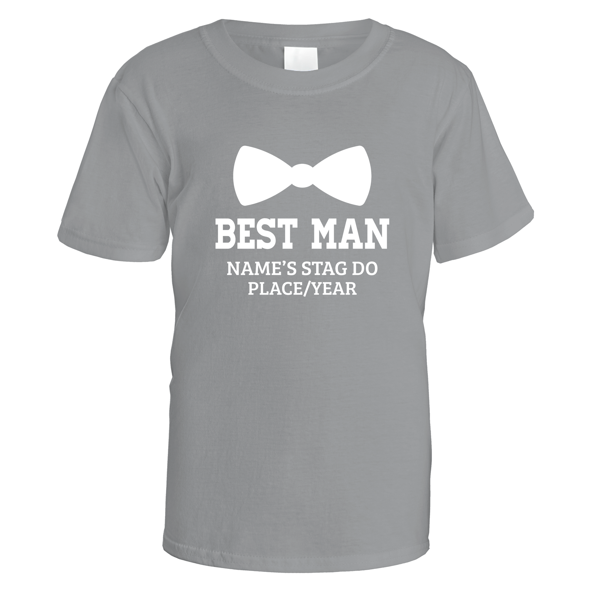 Best Man Bow Tie Stag Do T-Shirt