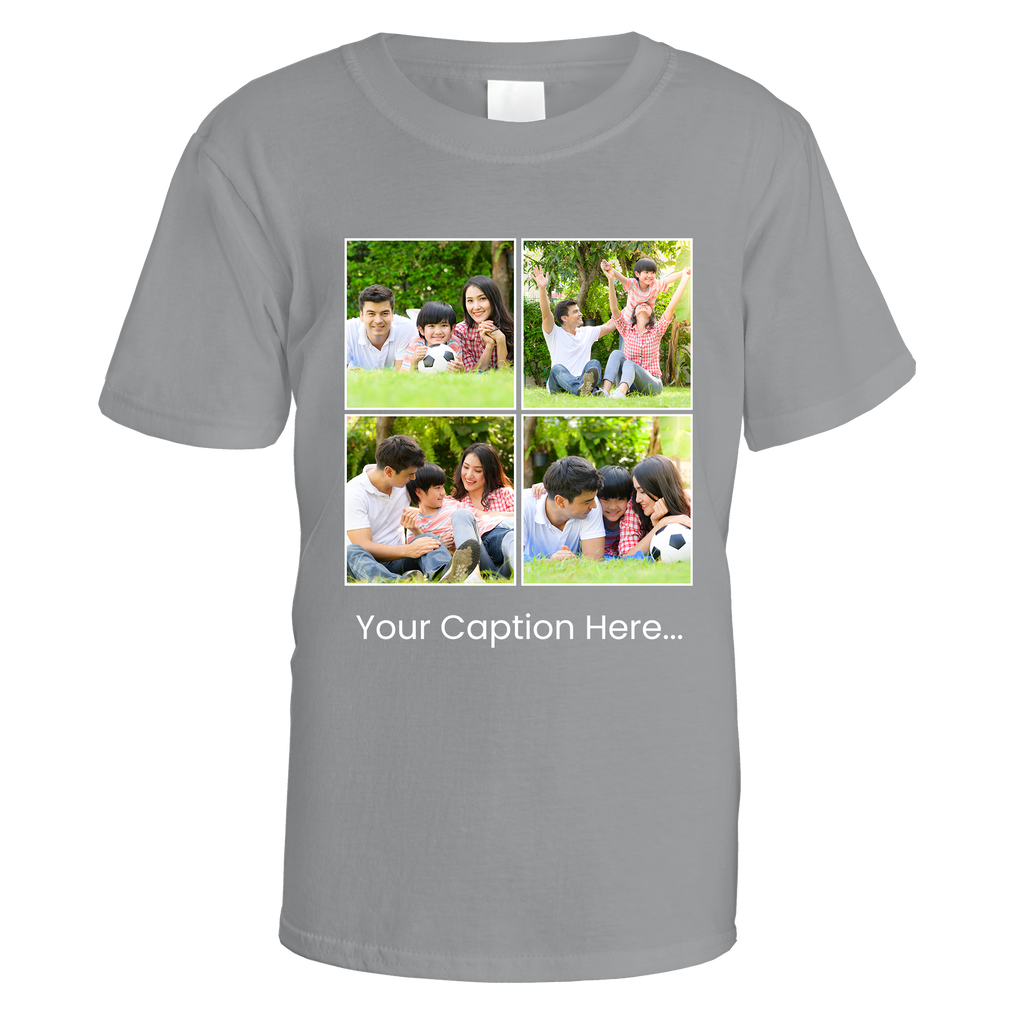 Photo Grid and Caption T-Shirt