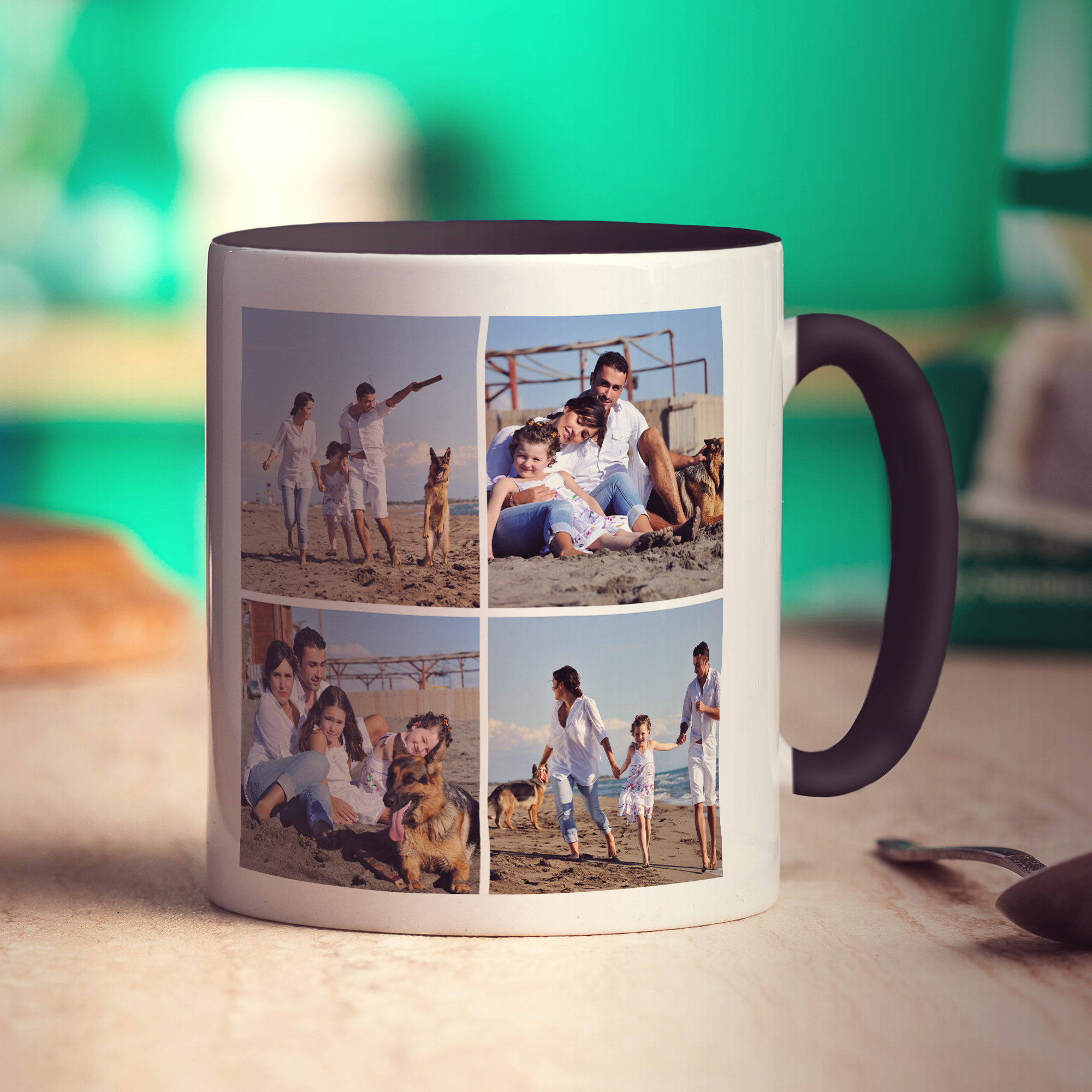 4 Photo Collage Mug