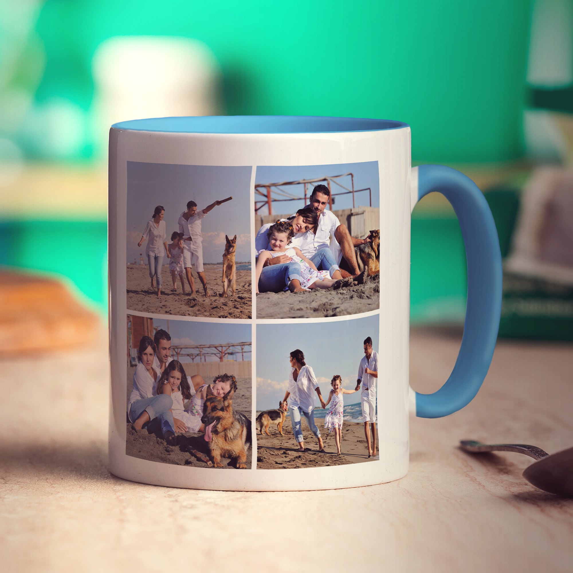4 Photo Collage Mug