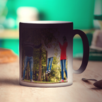 Personalised Photo Mug With Message - Standard 330ml (11oz) / Magic Mug