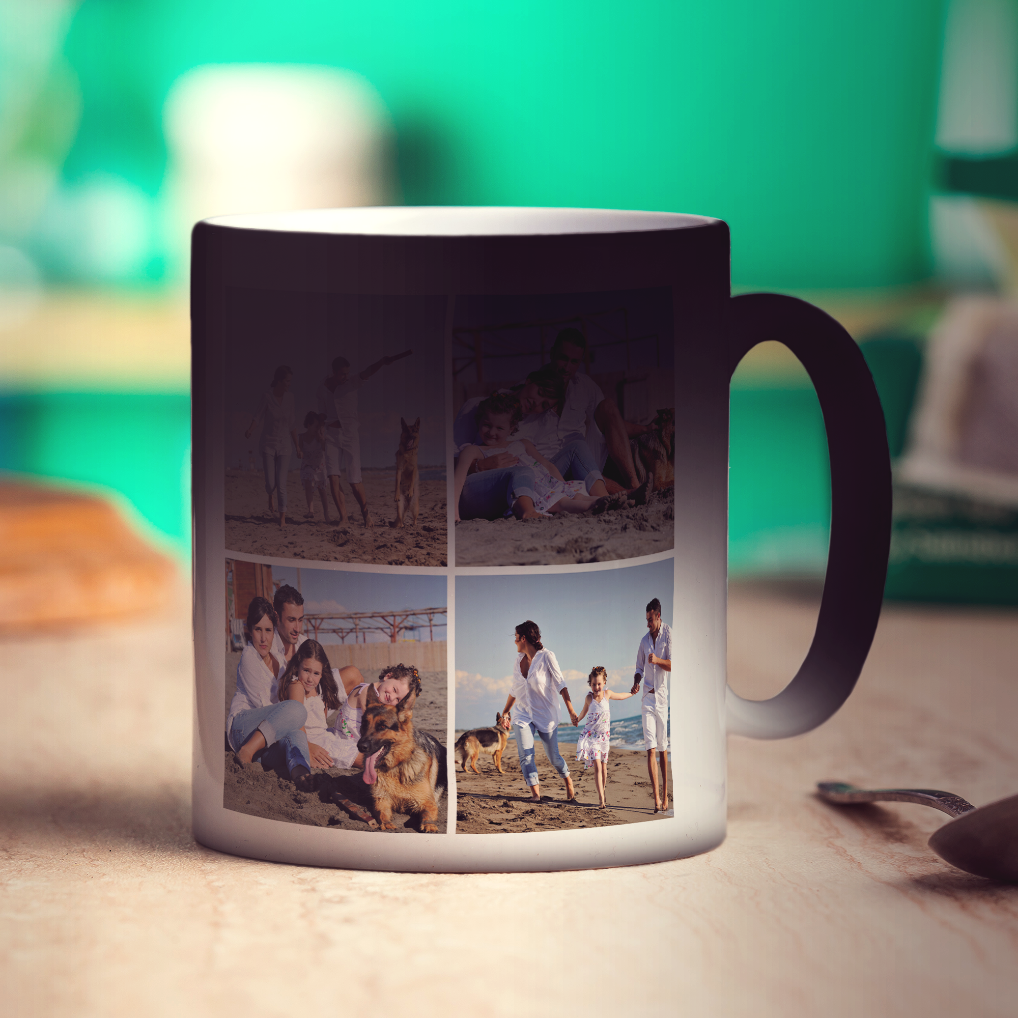 4 Photo Collage Mug