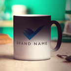 Promotional Mug with Logo and Simple Text - Standard 330ml (11oz) / Magic Mug