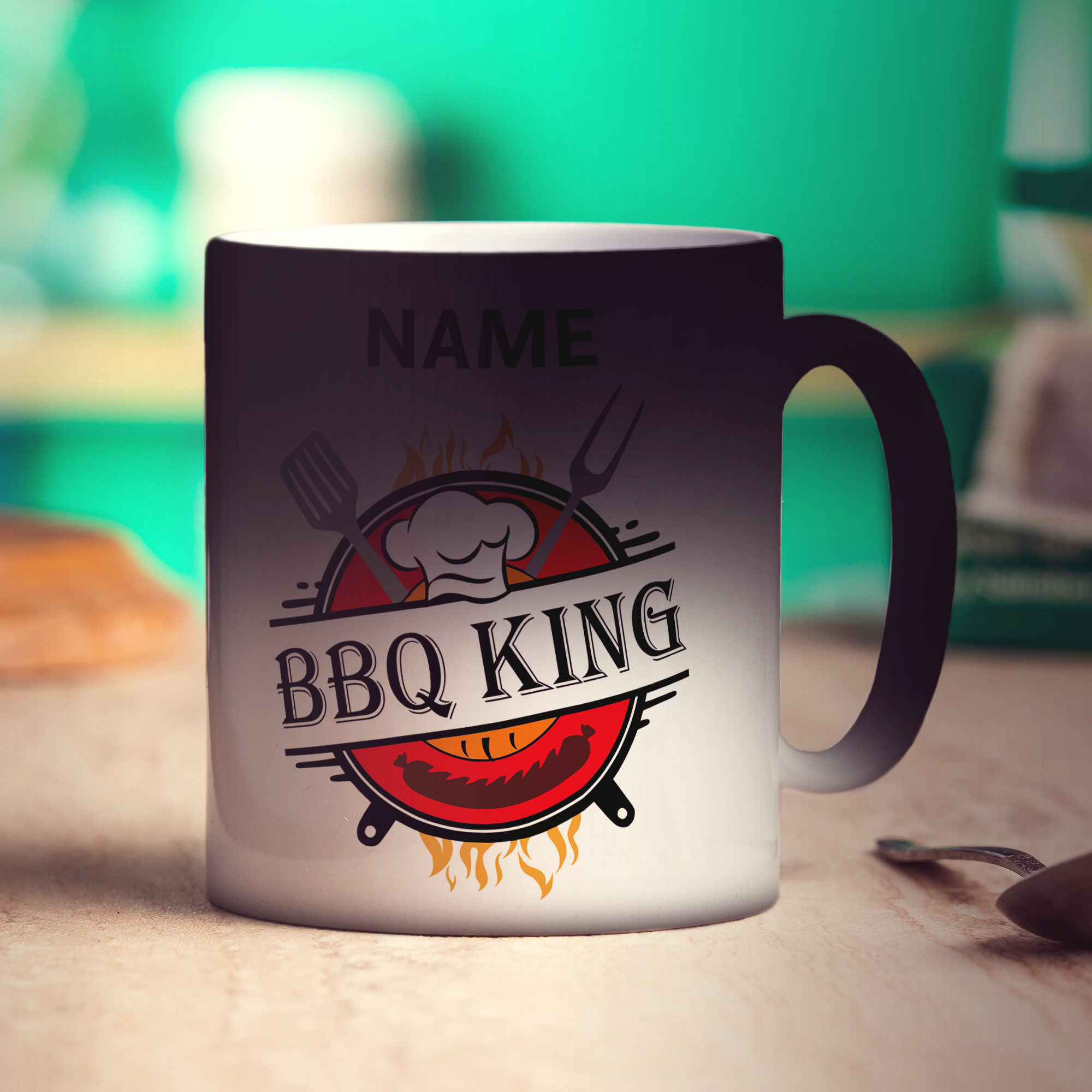 BBQ King Name Mug