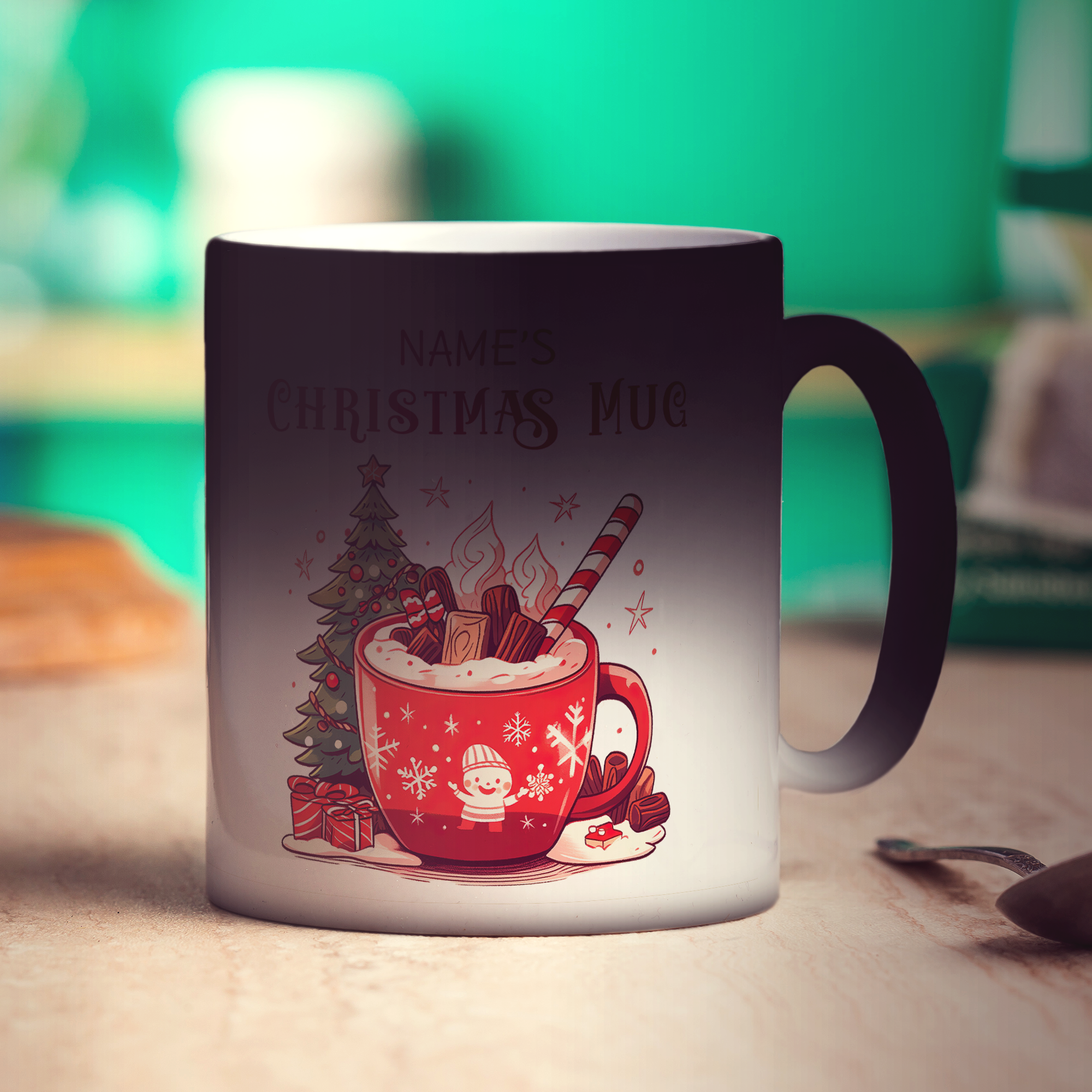 Christmas Hot Chocolate Name Mug