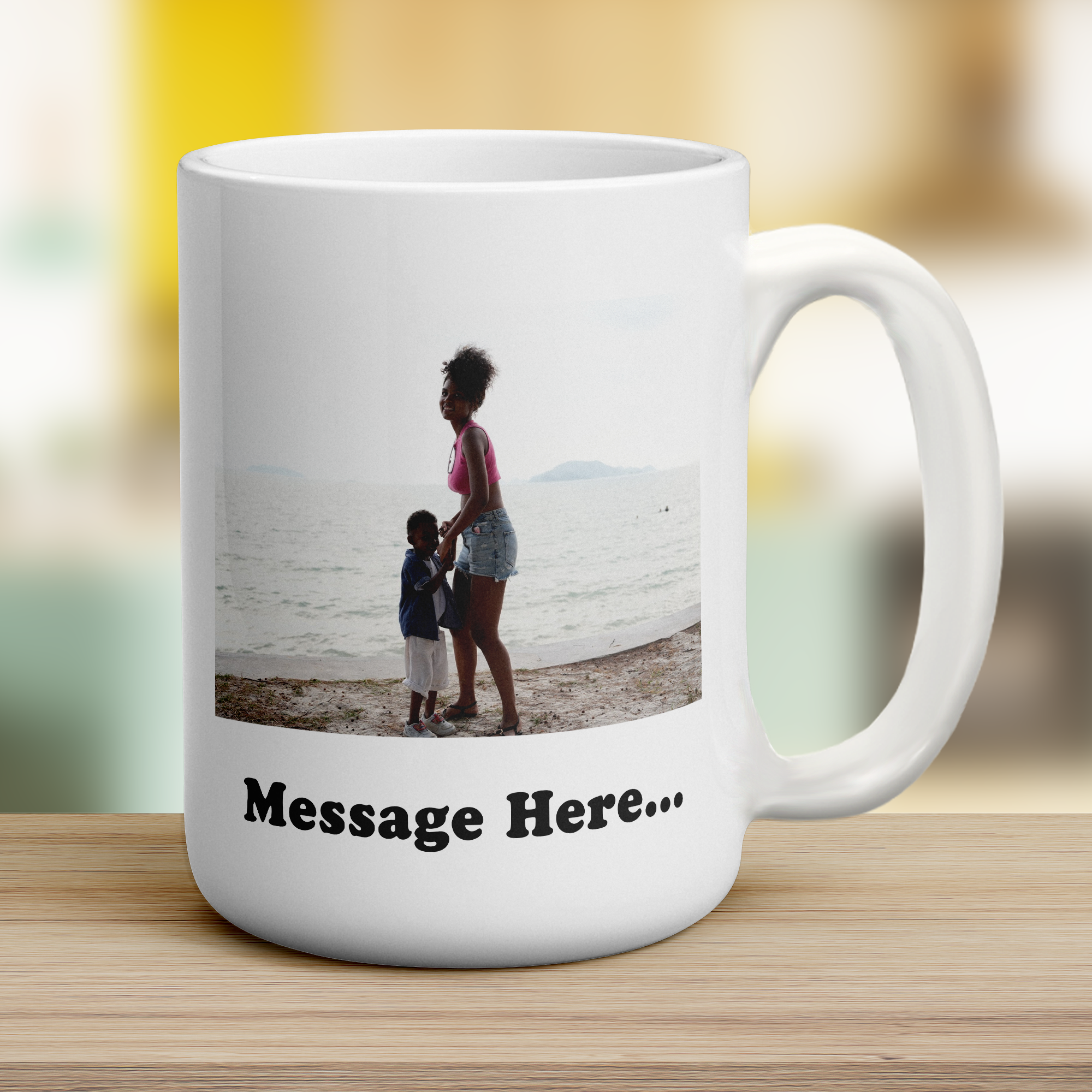 Photo Mug with Caption