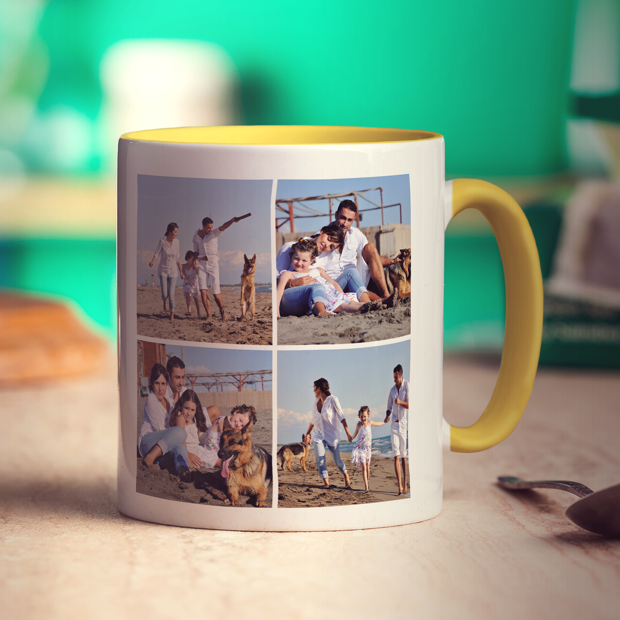 4 Photo Collage Mug