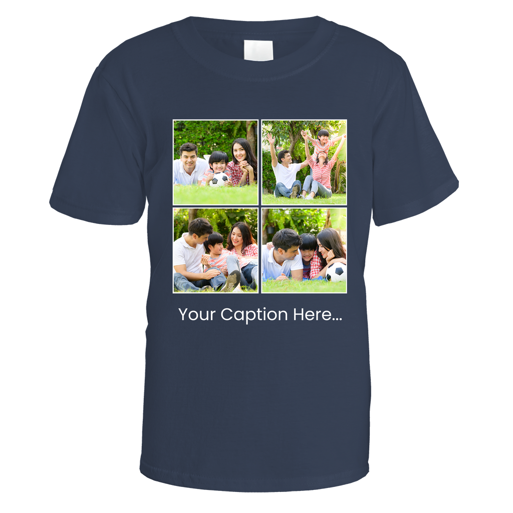 Photo Grid and Caption T-Shirt