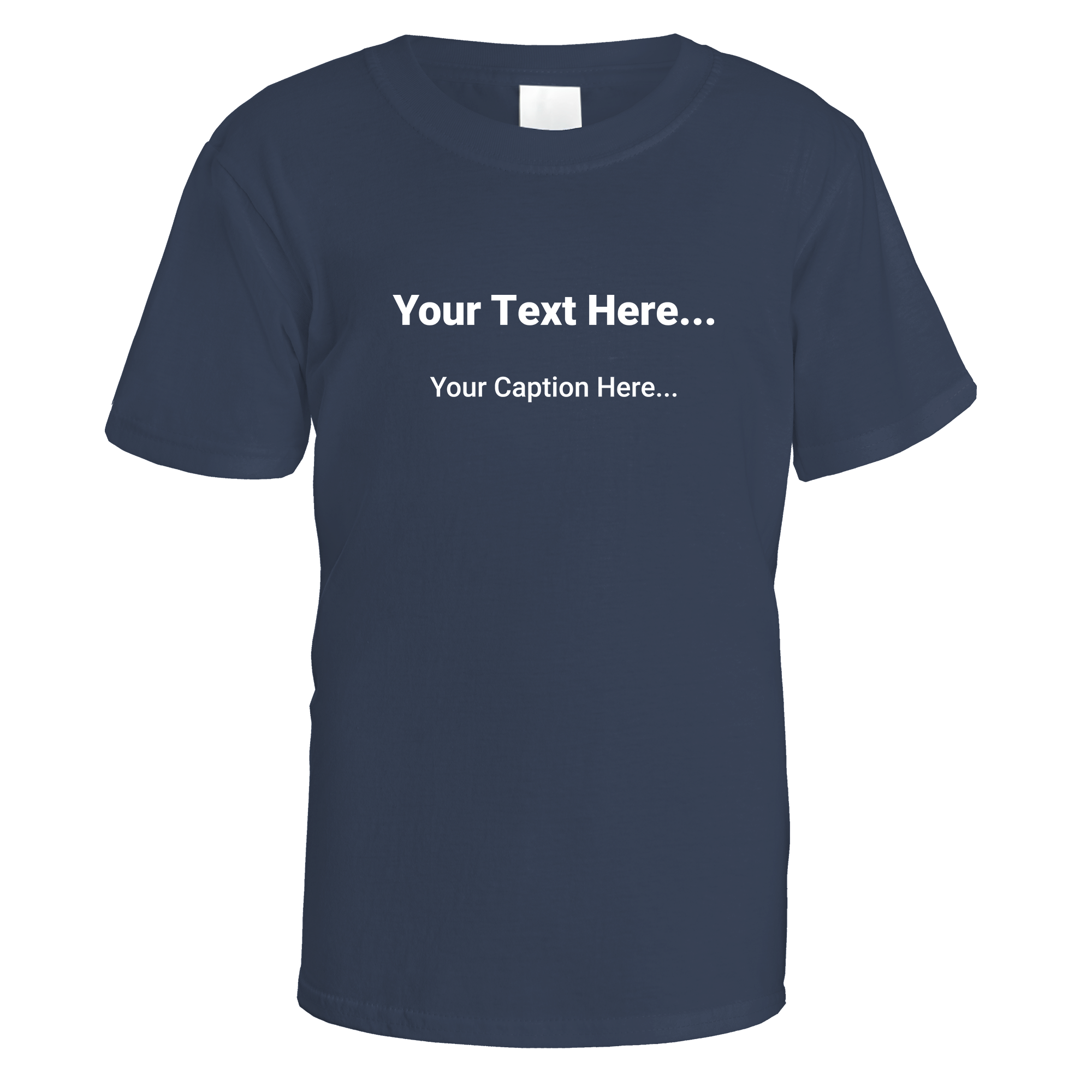 Personalised Header and Caption T-Shirt