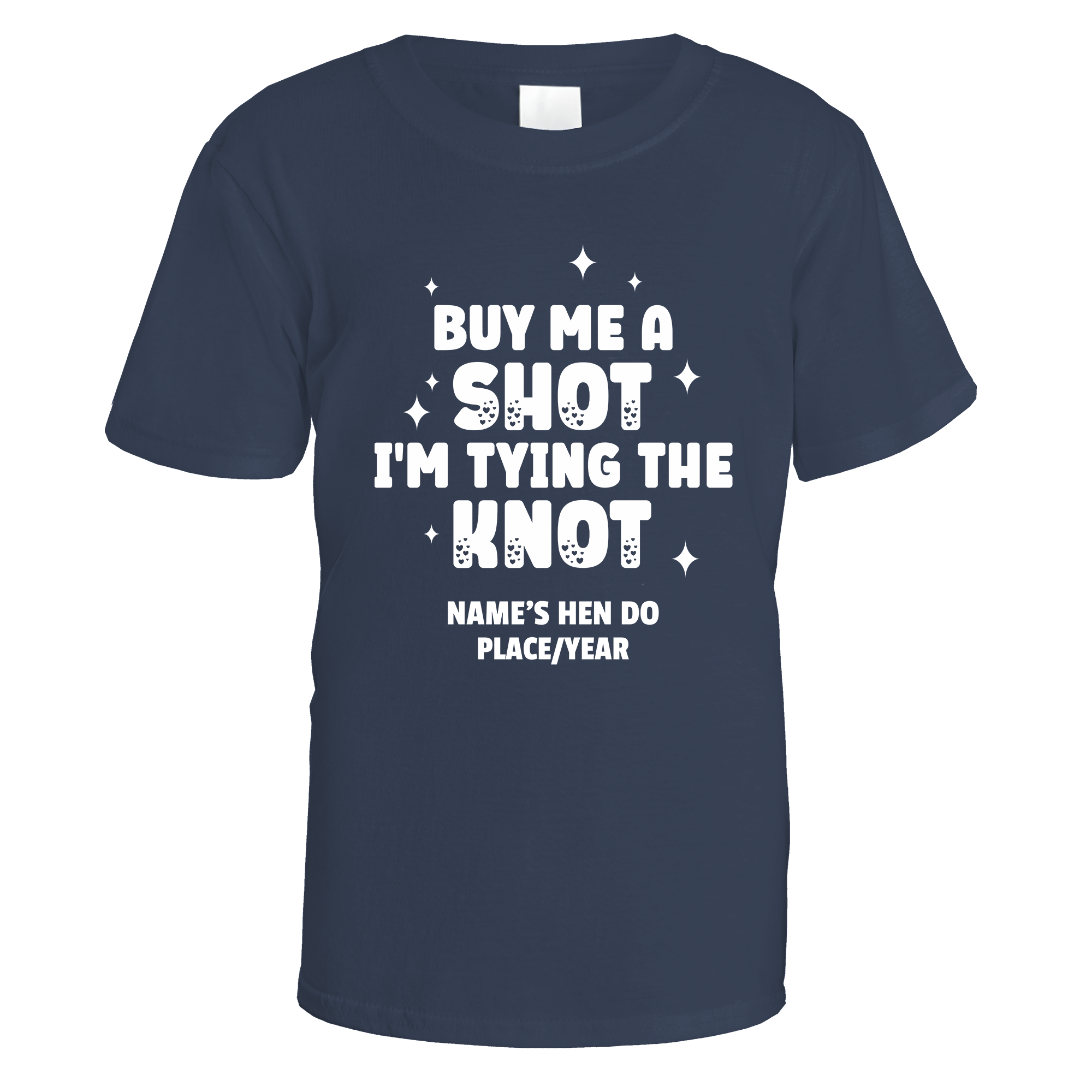 Buy Me a Shot I'm Tying the Knot Hen Do T-Shirt