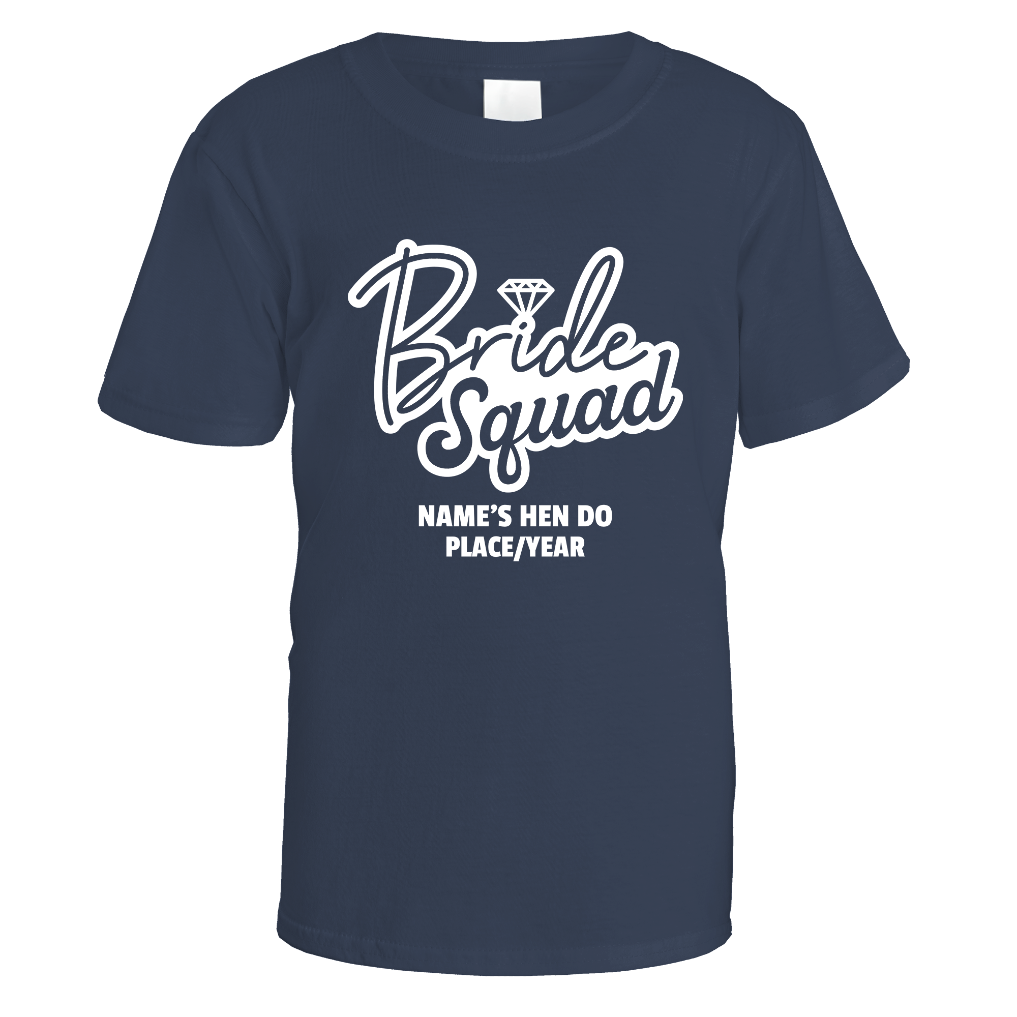 Bride Squad Diamond Hen Do T-Shirt