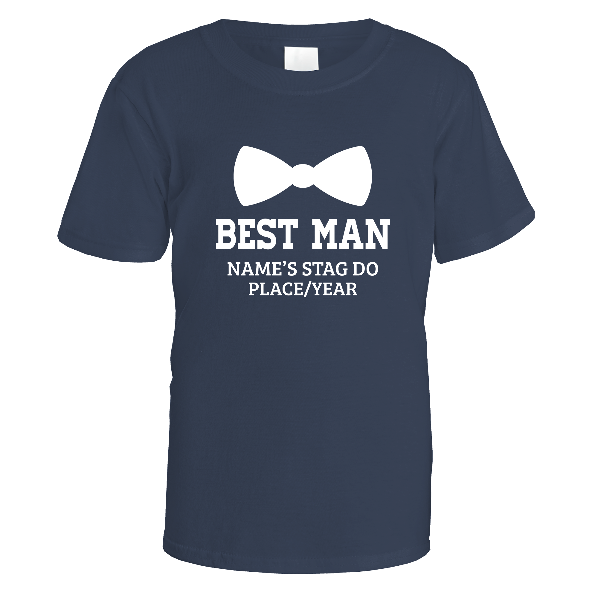 Best Man Bow Tie Stag Do T-Shirt