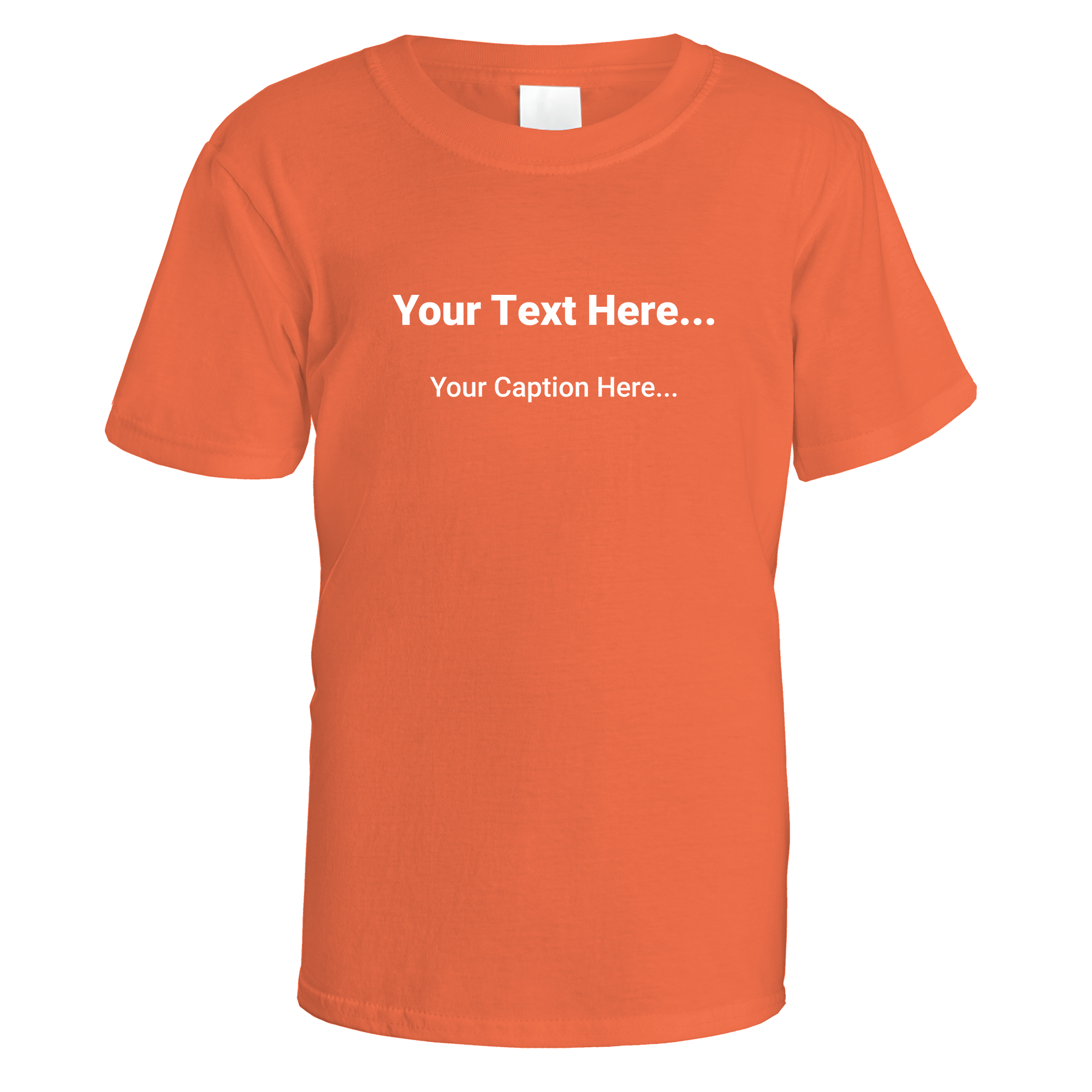 Personalised Header and Caption T-Shirt