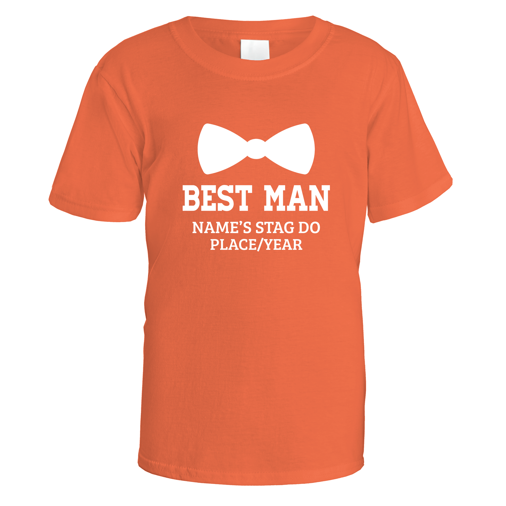 Best Man Bow Tie Stag Do T-Shirt