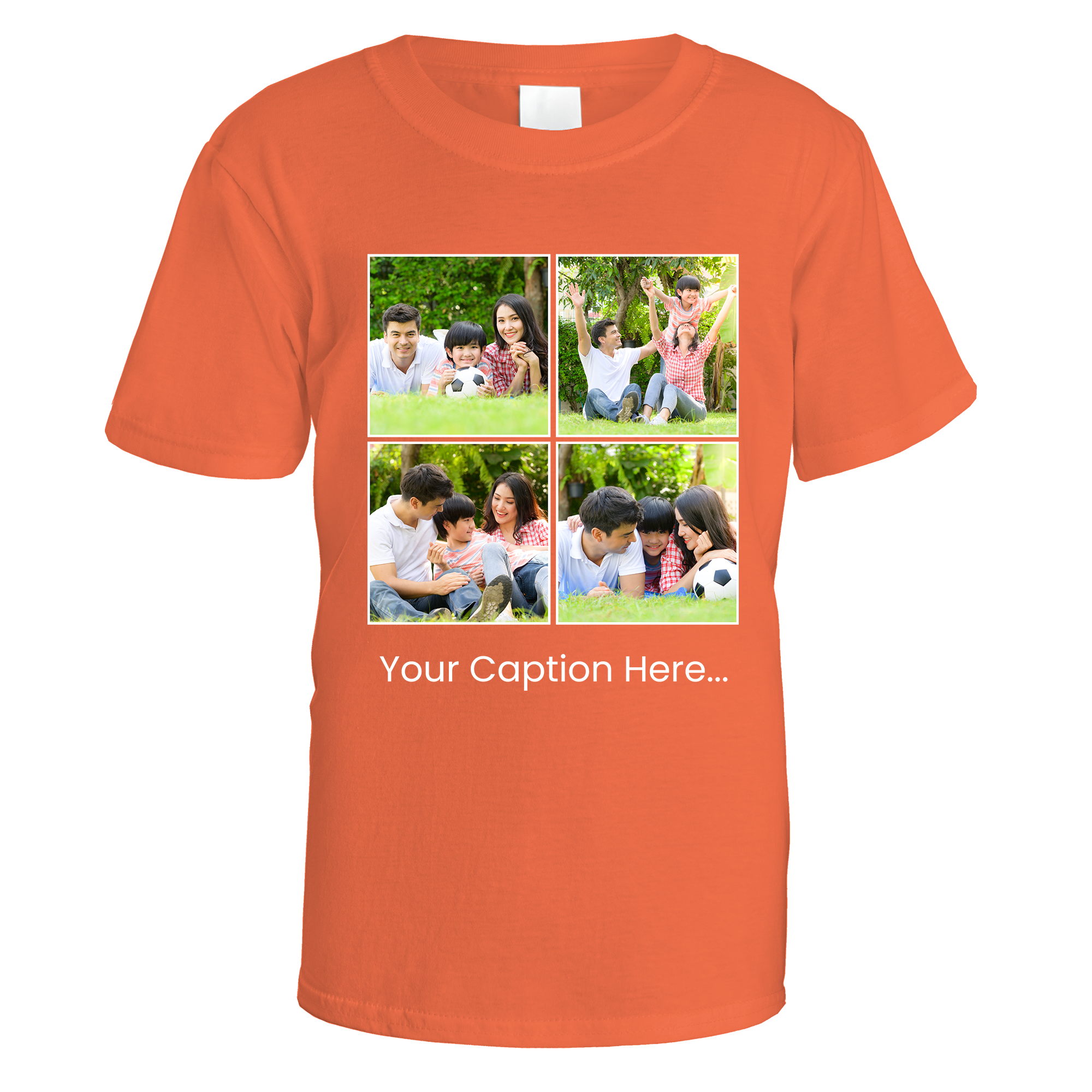 Photo Grid and Caption T-Shirt