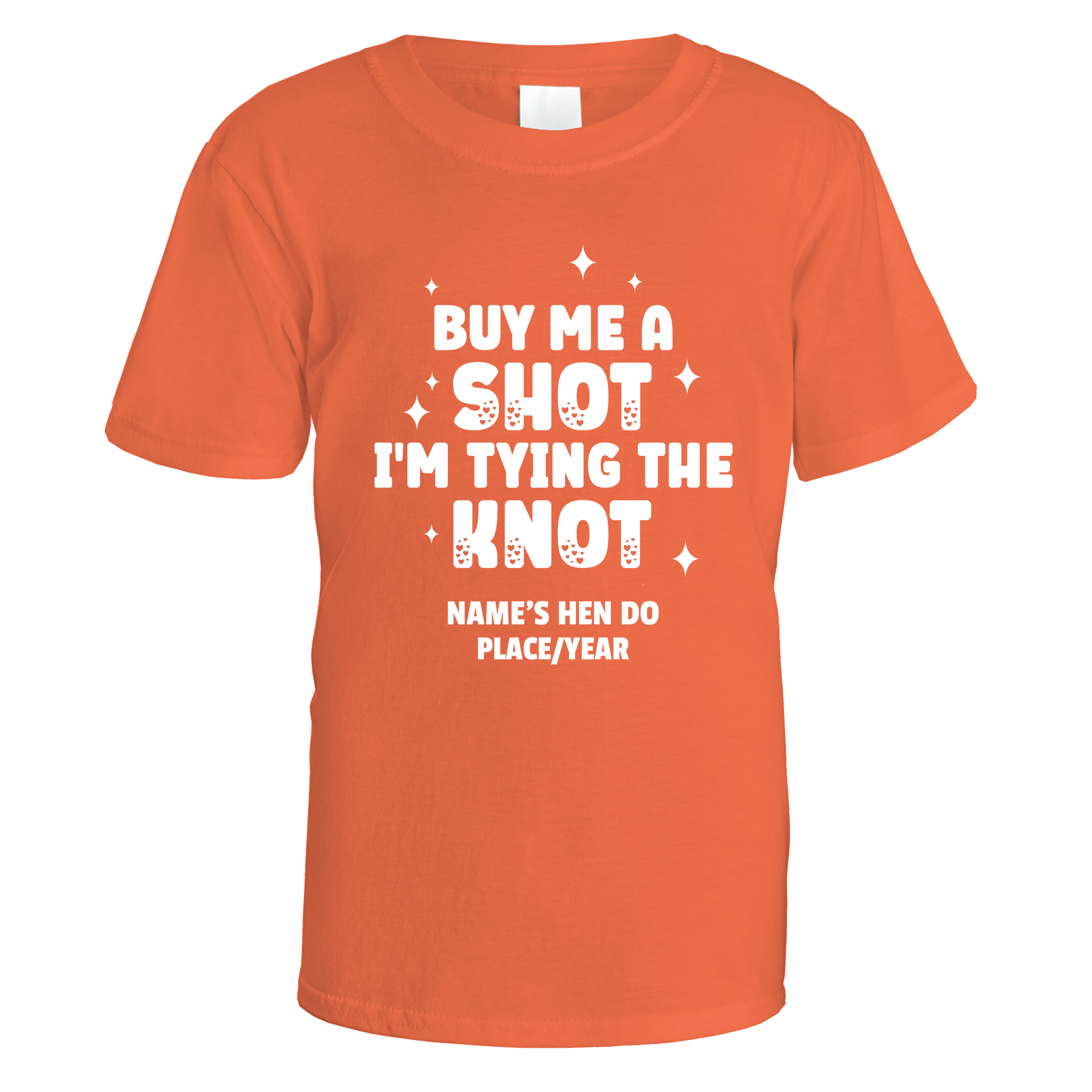 Buy Me a Shot I'm Tying the Knot Hen Do T-Shirt