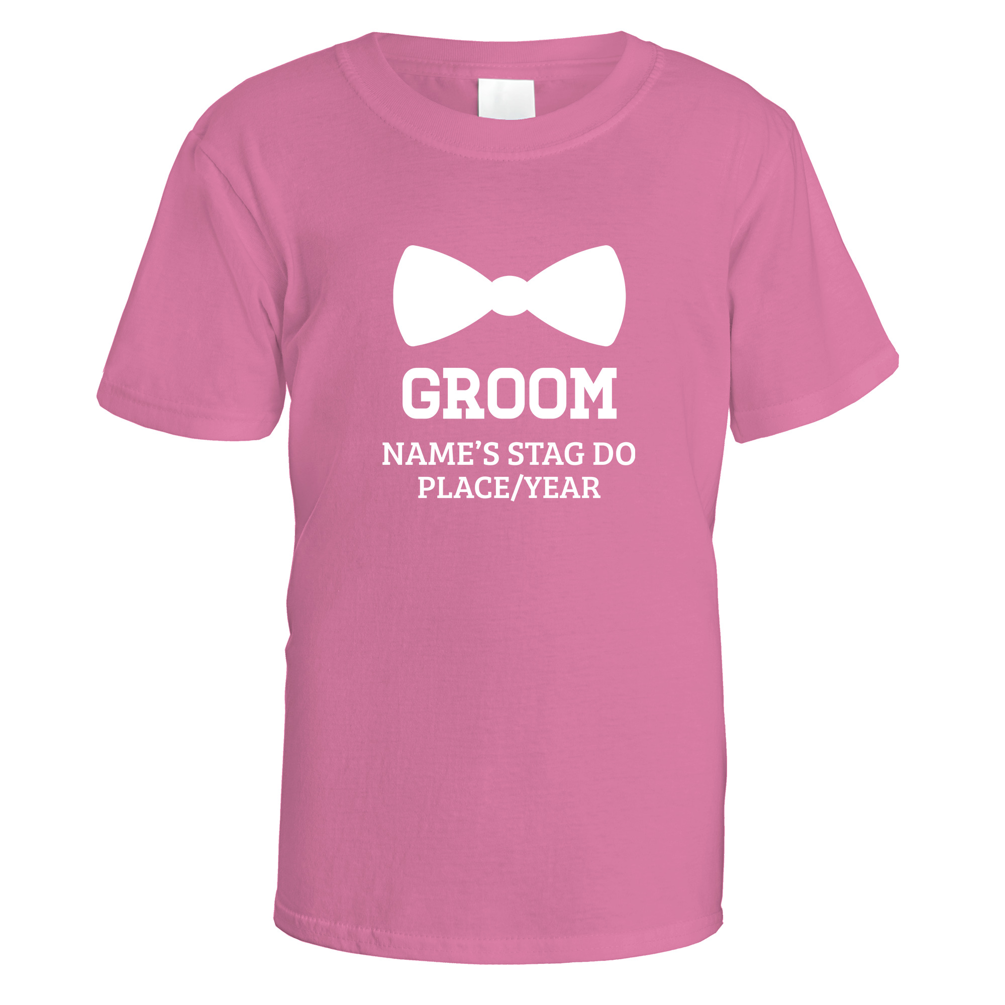 Groom Bow Tie Stag Do T-Shirt