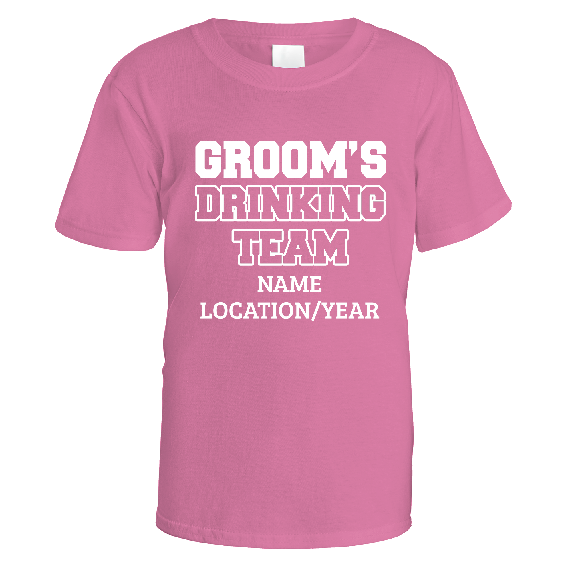 Groom's Drinking Team Stag Do T-Shirt