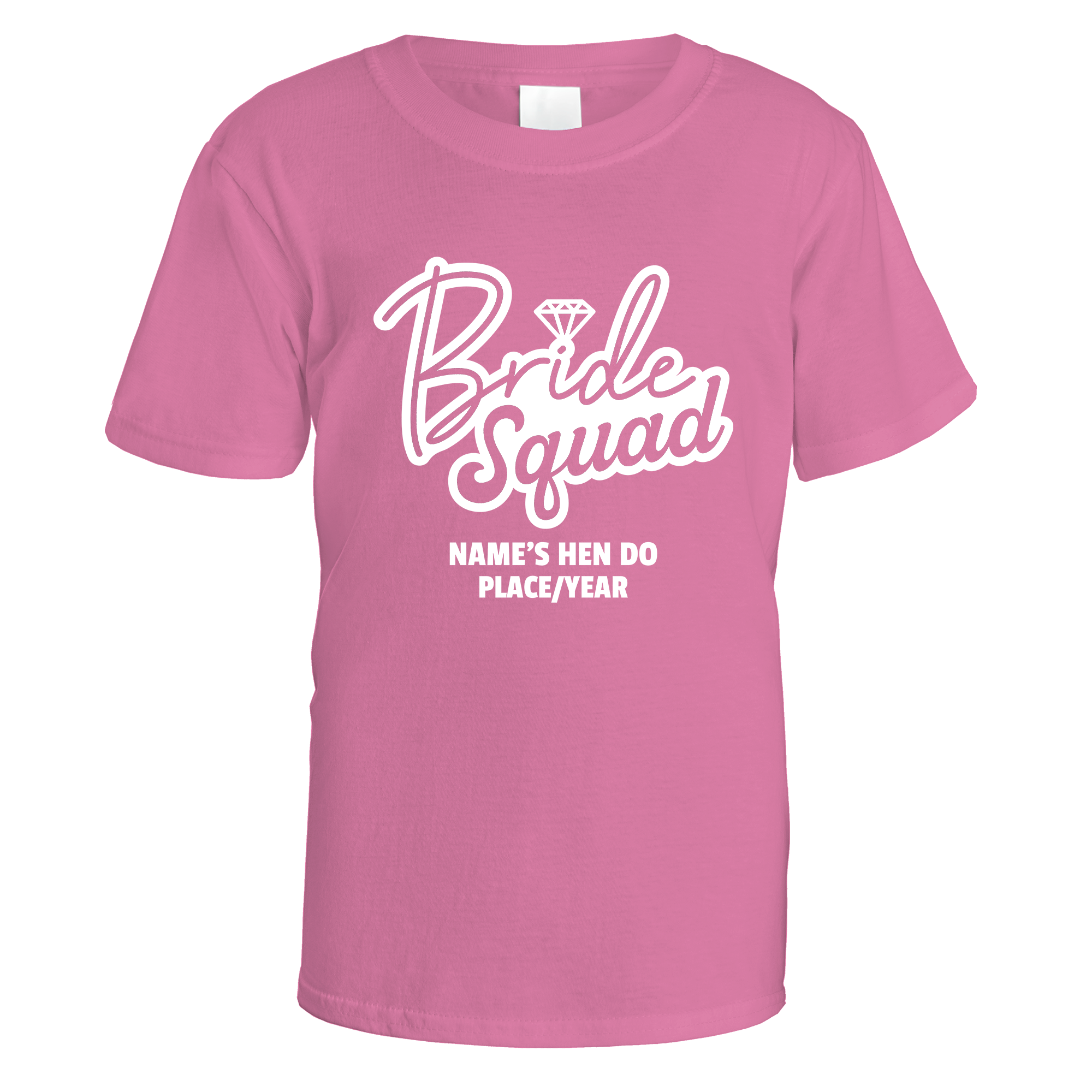 Bride Squad Diamond Hen Do T-Shirt