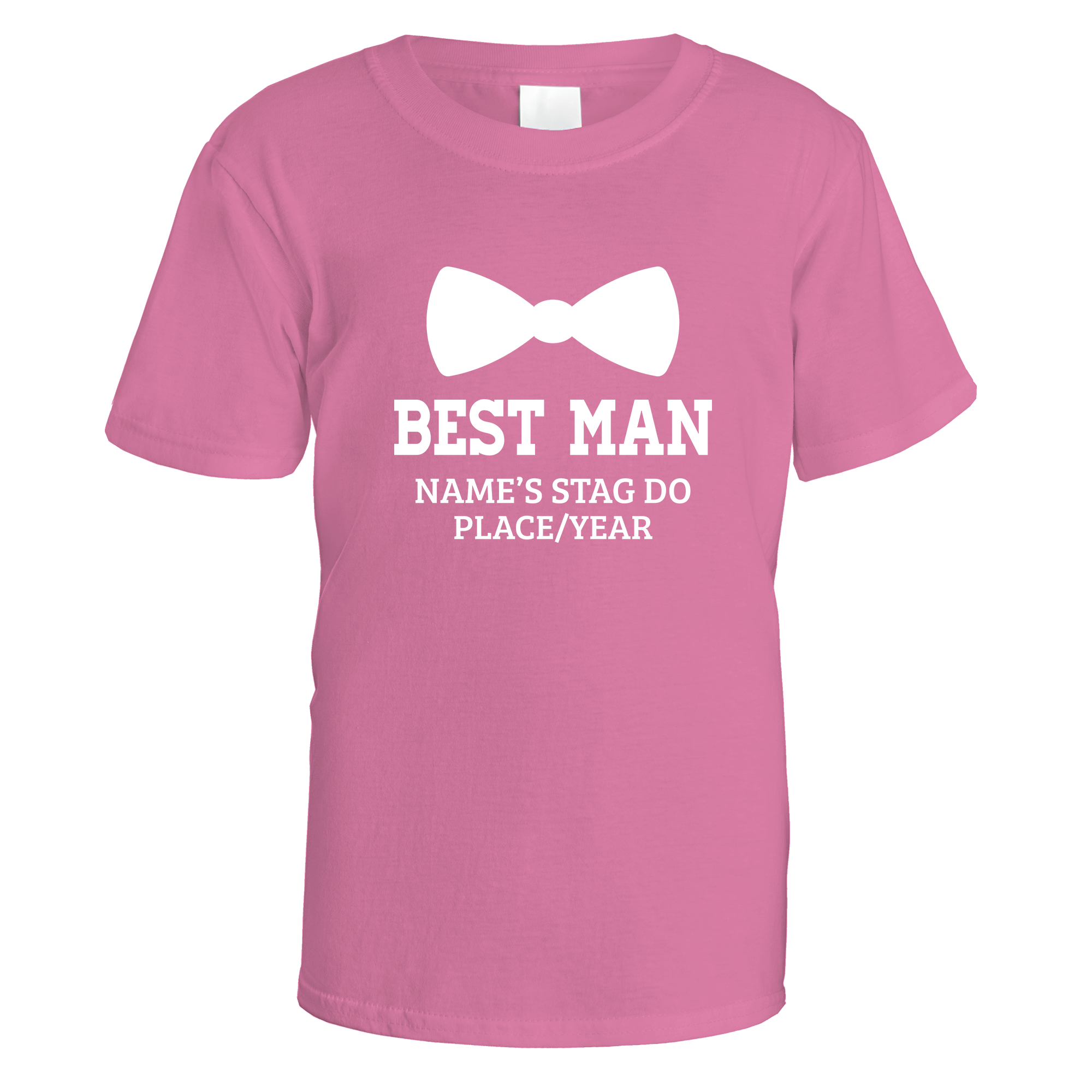 Best Man Bow Tie Stag Do T-Shirt
