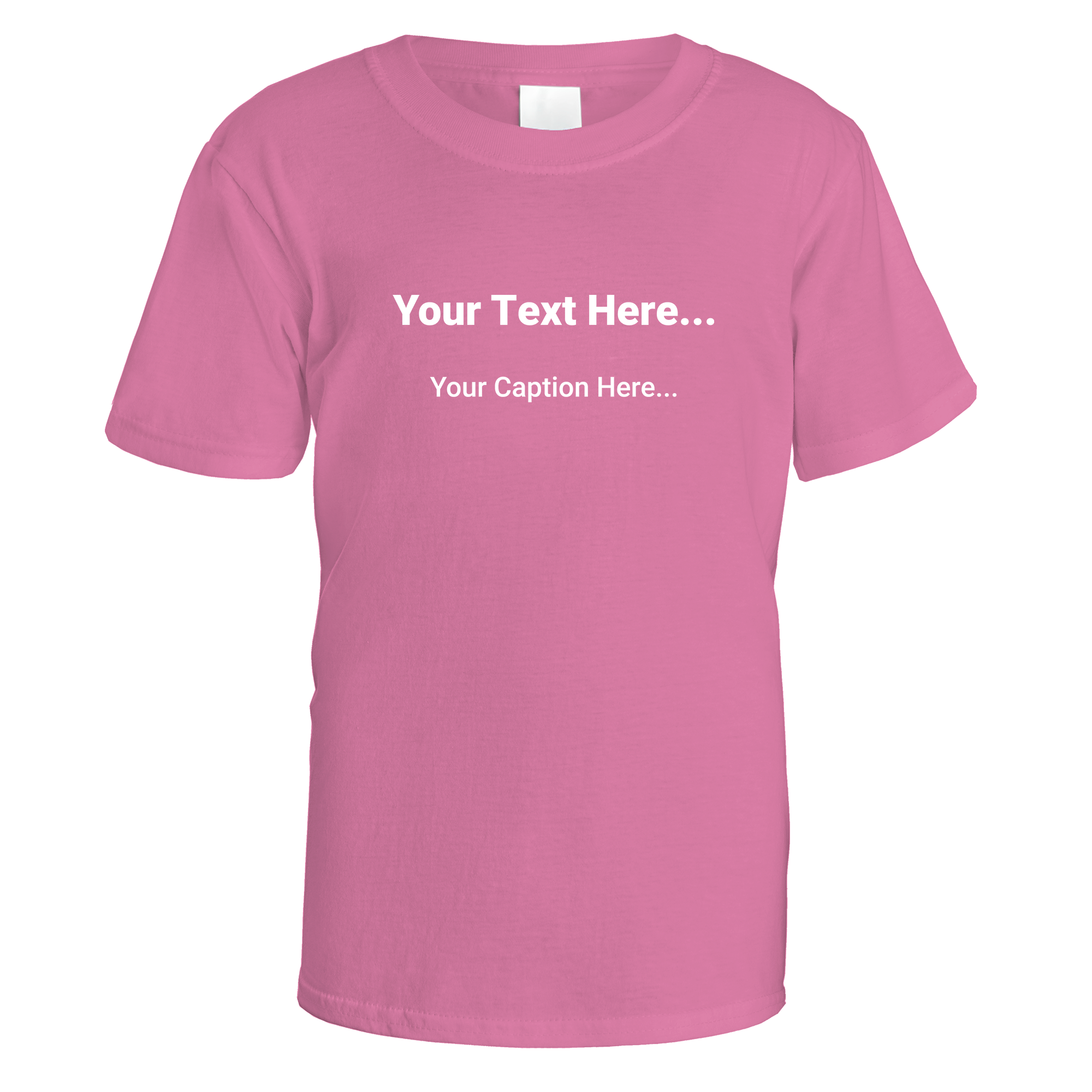 Personalised Header and Caption T-Shirt