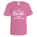 Team Bride Ring Hen Do T-Shirt - X Large / Azalea