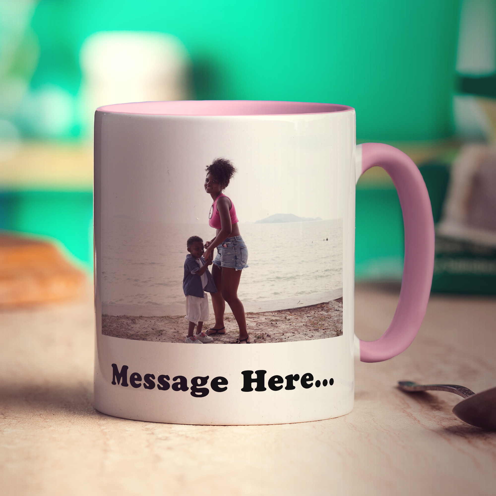 Photo Mug with Caption