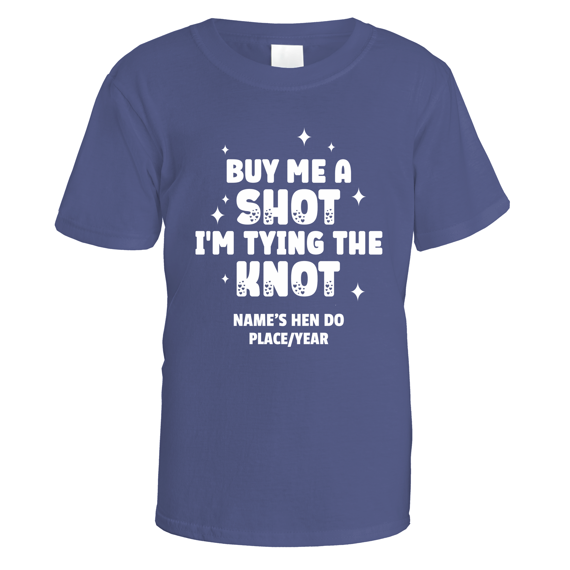 Buy Me a Shot I'm Tying the Knot Hen Do T-Shirt