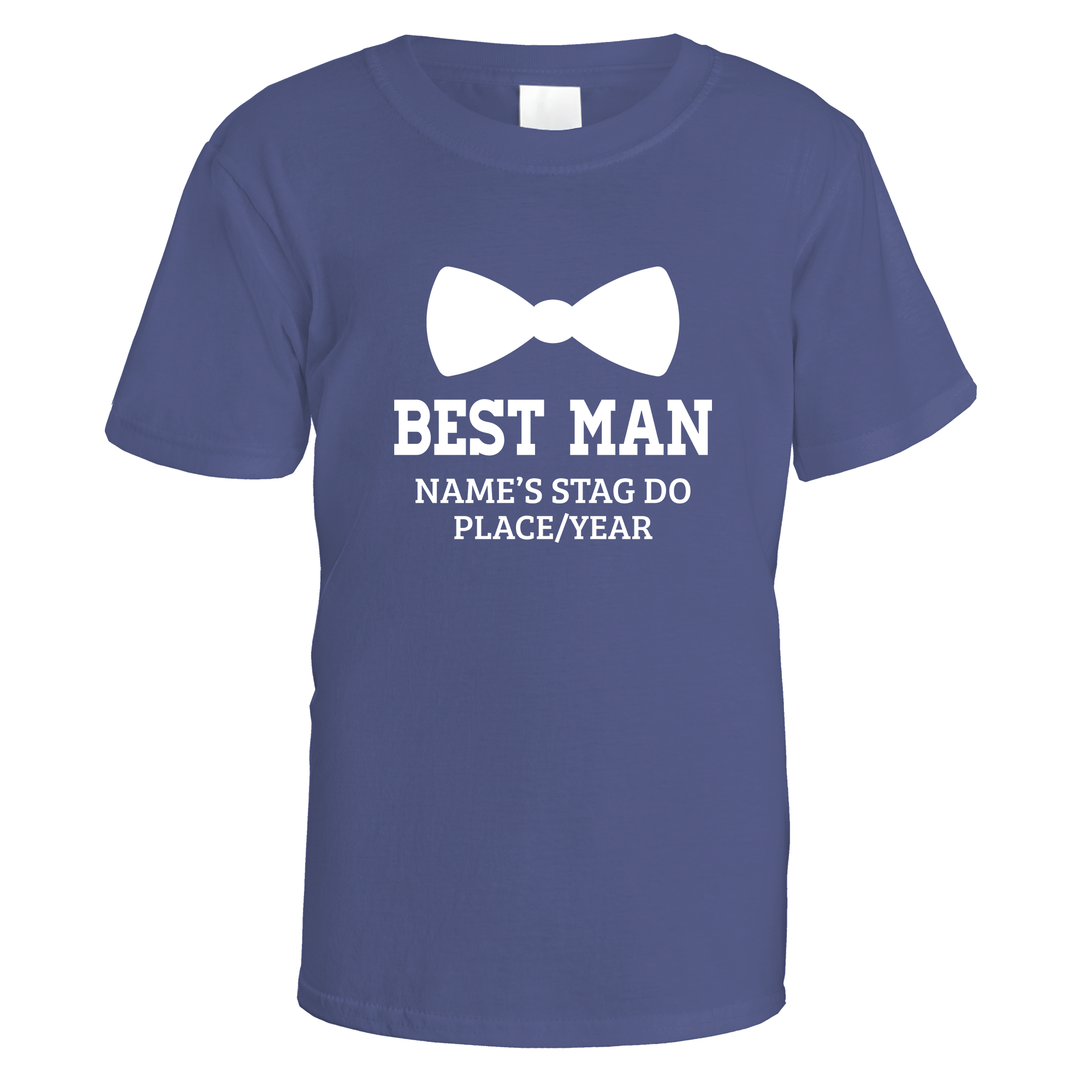 Best Man Bow Tie Stag Do T-Shirt