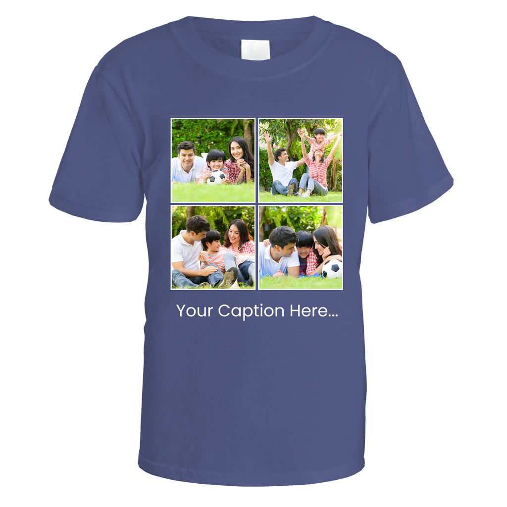 Photo Grid and Caption T-Shirt