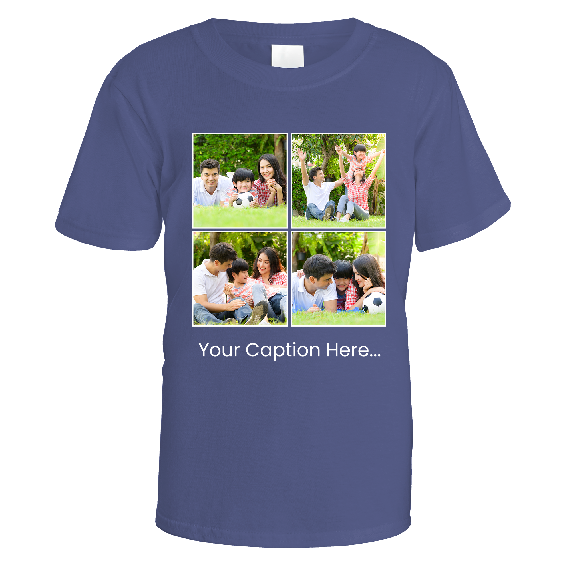 Photo Grid and Caption T-Shirt