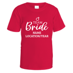 Team Bride Ring Hen Do T-Shirt - XX Large / Red