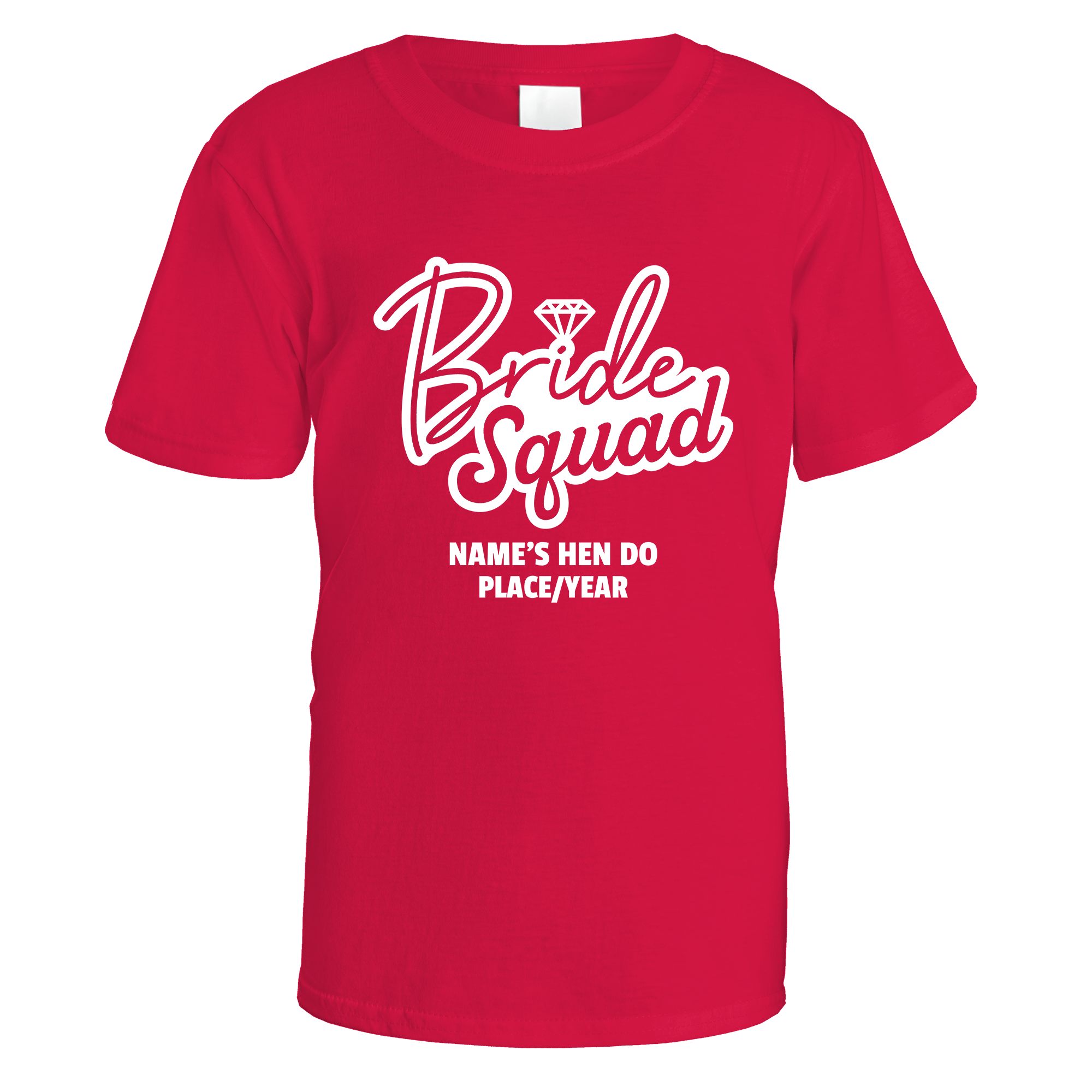 Bride Squad Diamond Hen Do T-Shirt