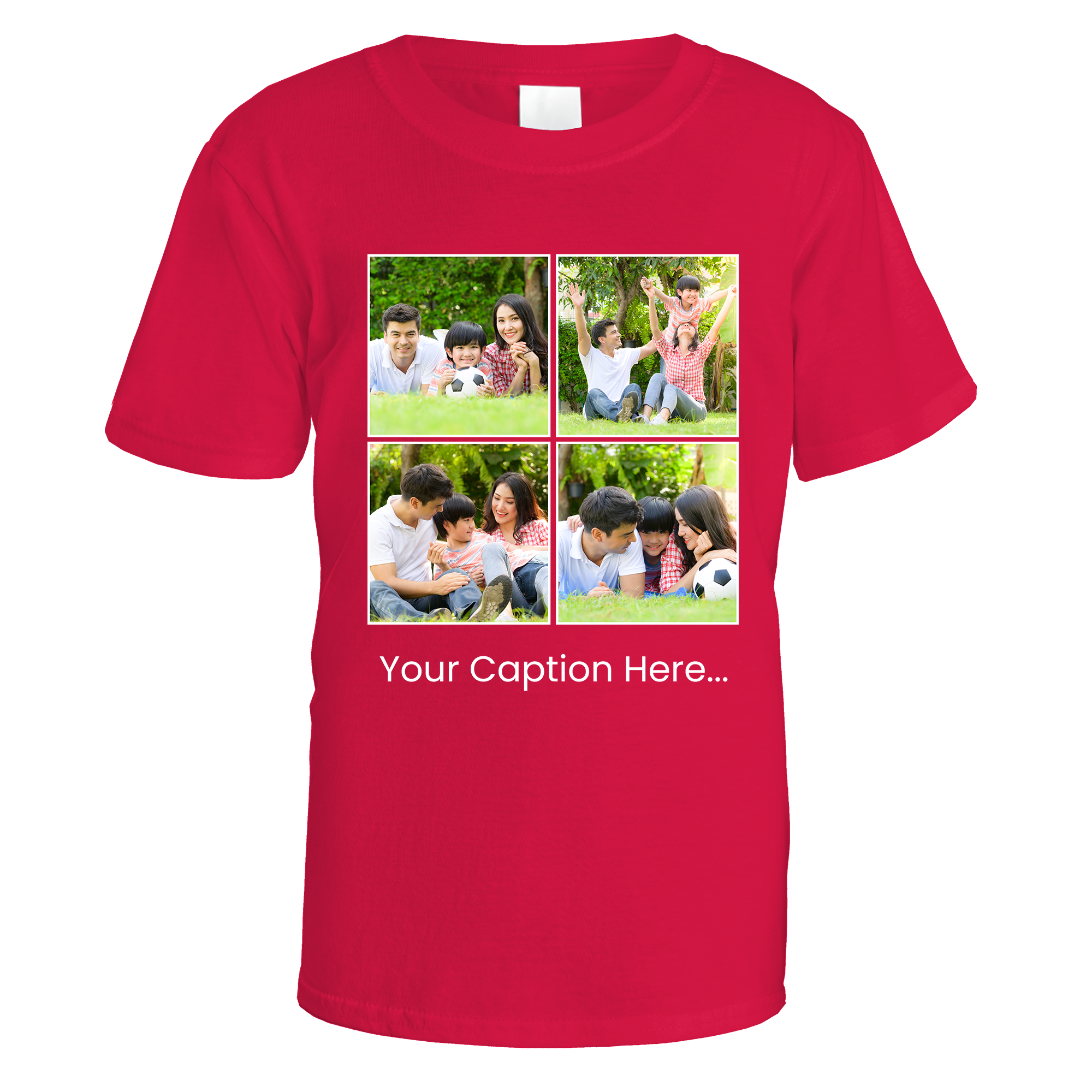 Photo Grid and Caption T-Shirt