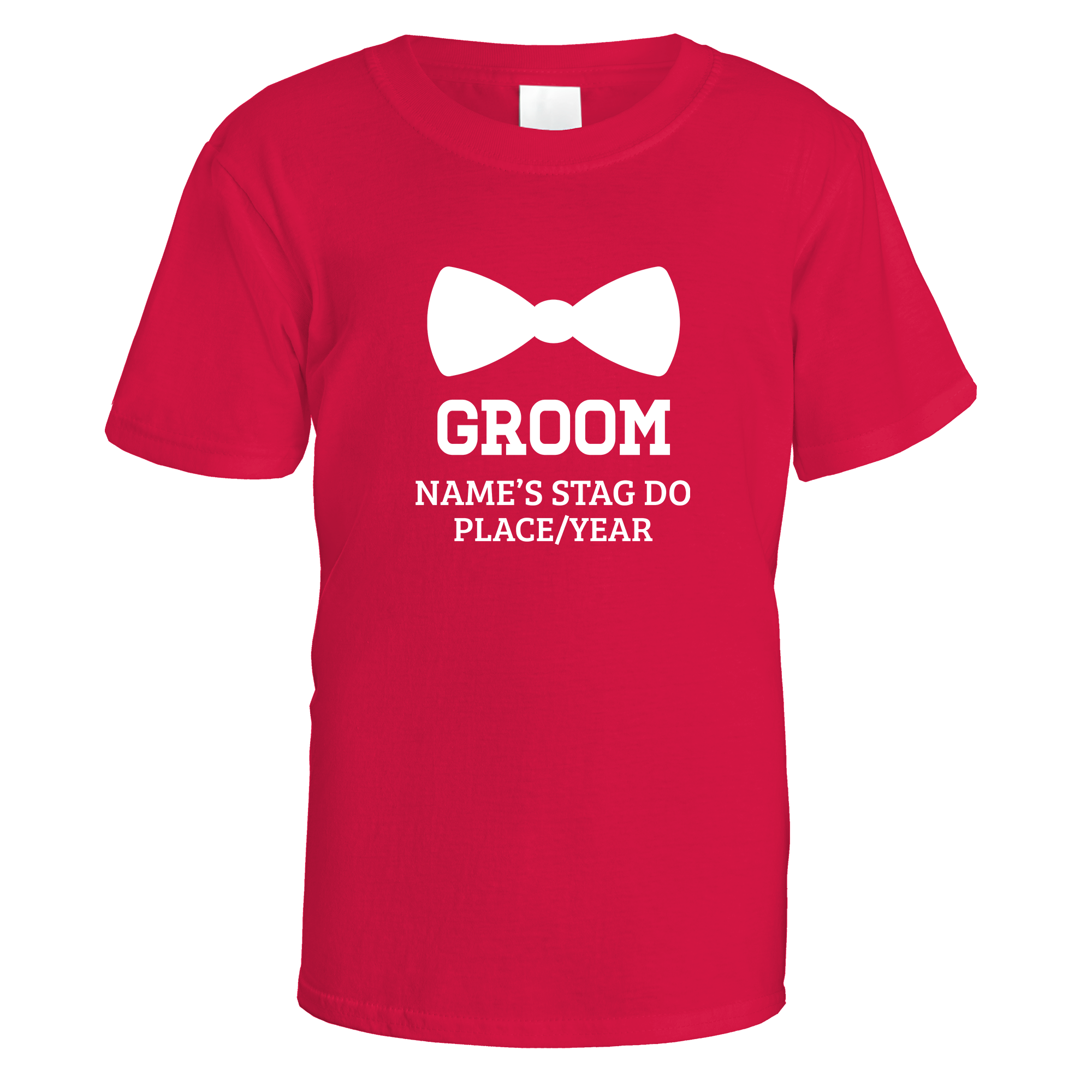 Groom Bow Tie Stag Do T-Shirt
