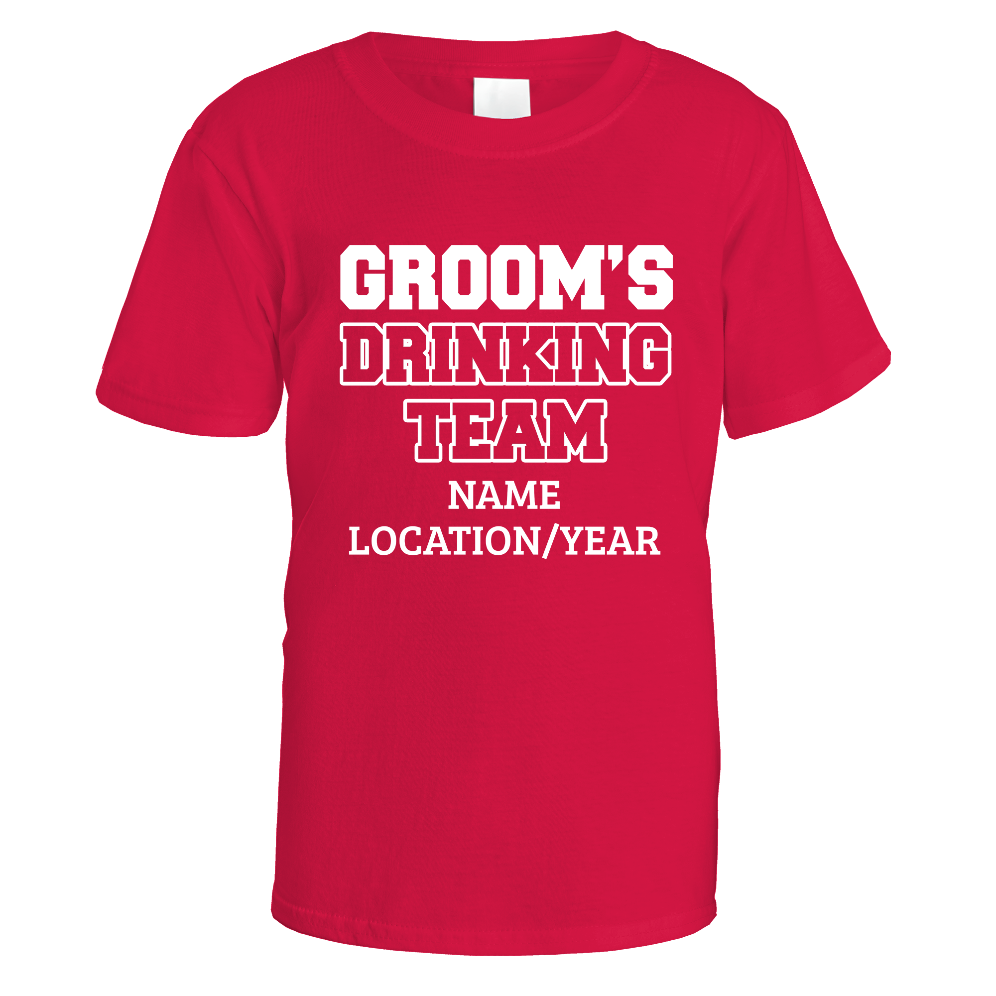 Groom's Drinking Team Stag Do T-Shirt