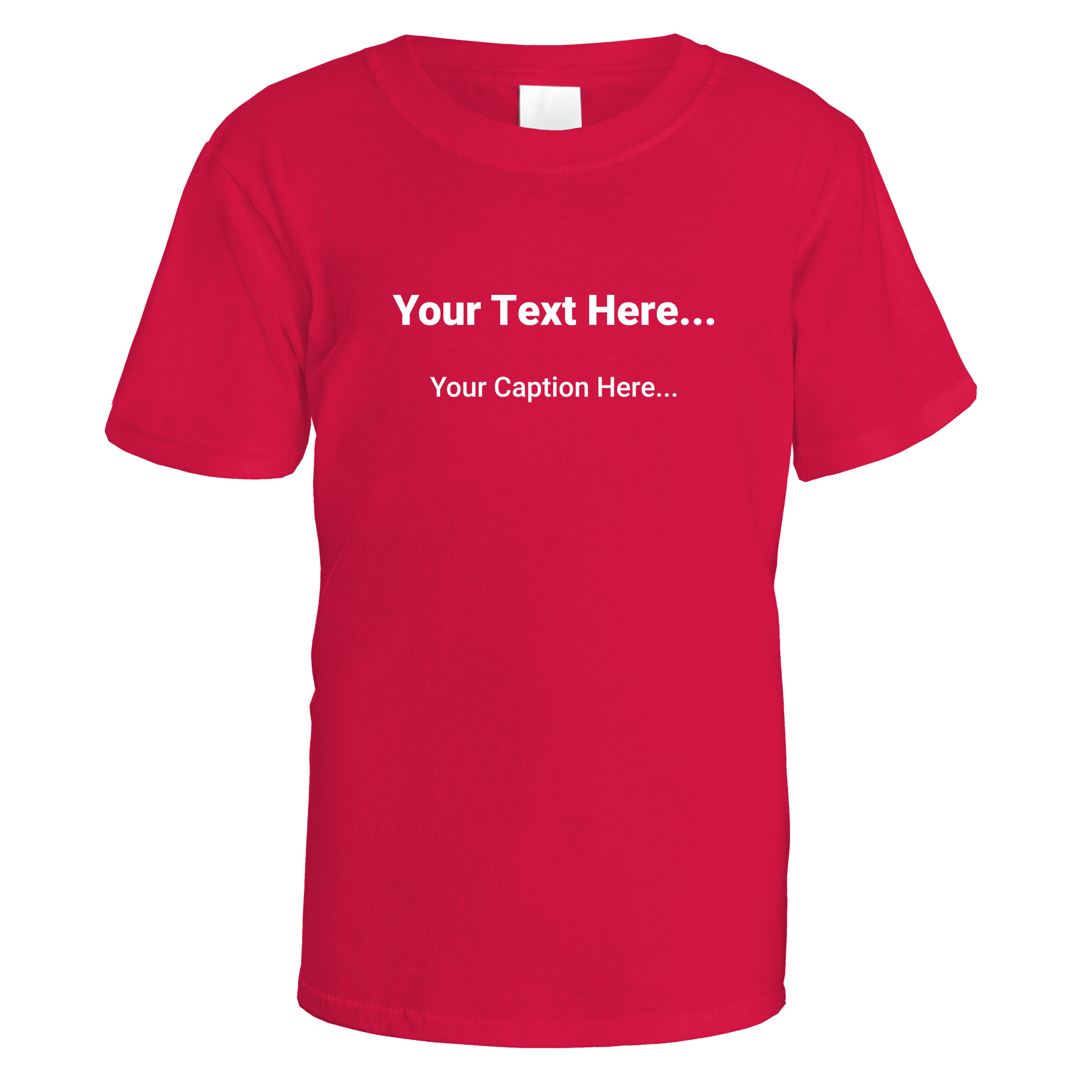 Personalised Header and Caption T-Shirt