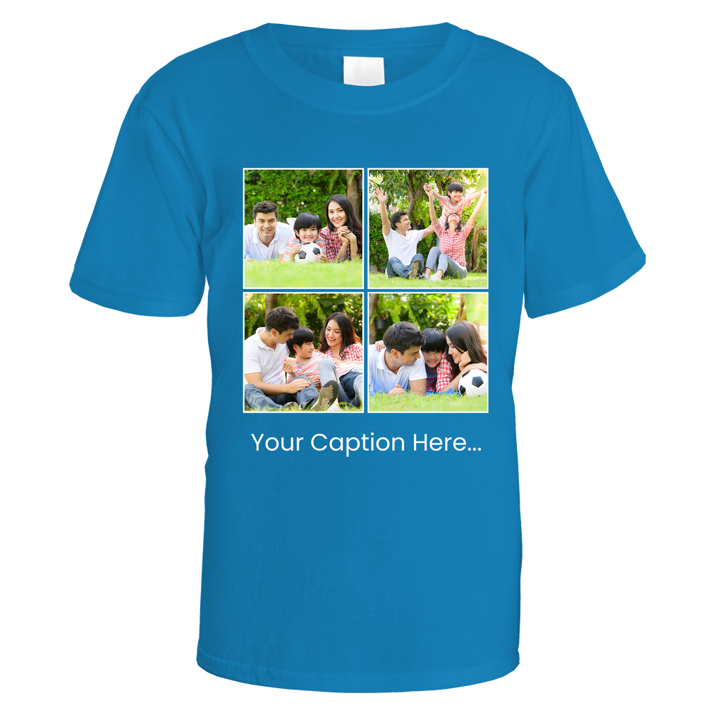 Photo Grid and Caption T-Shirt