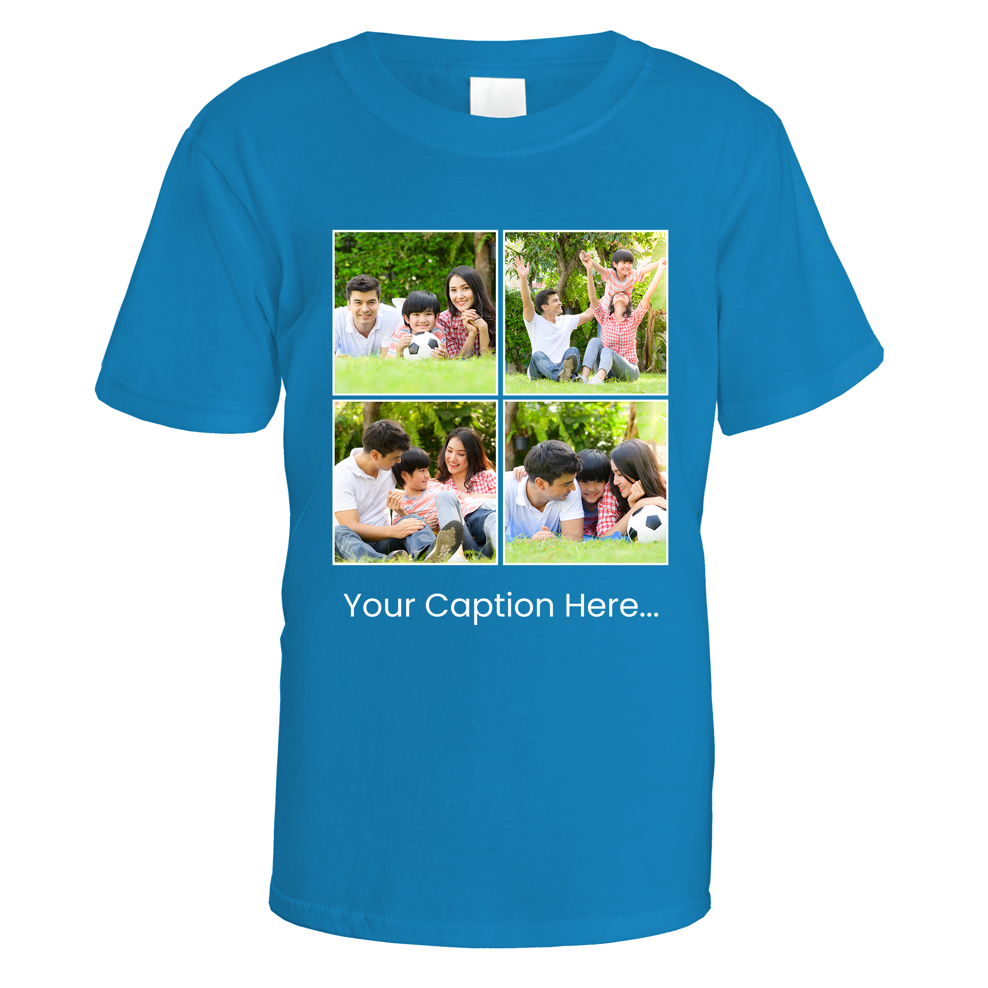 Photo Grid and Caption T-Shirt