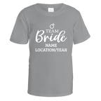 Team Bride Ring Hen Do T-Shirt - X Large / Sports Grey