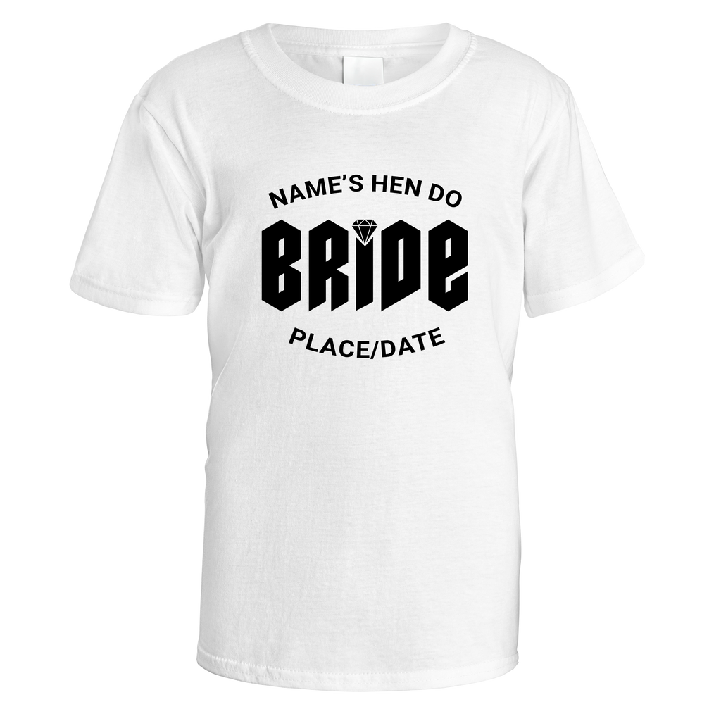 Blackletter Bride Hen Do T-Shirt