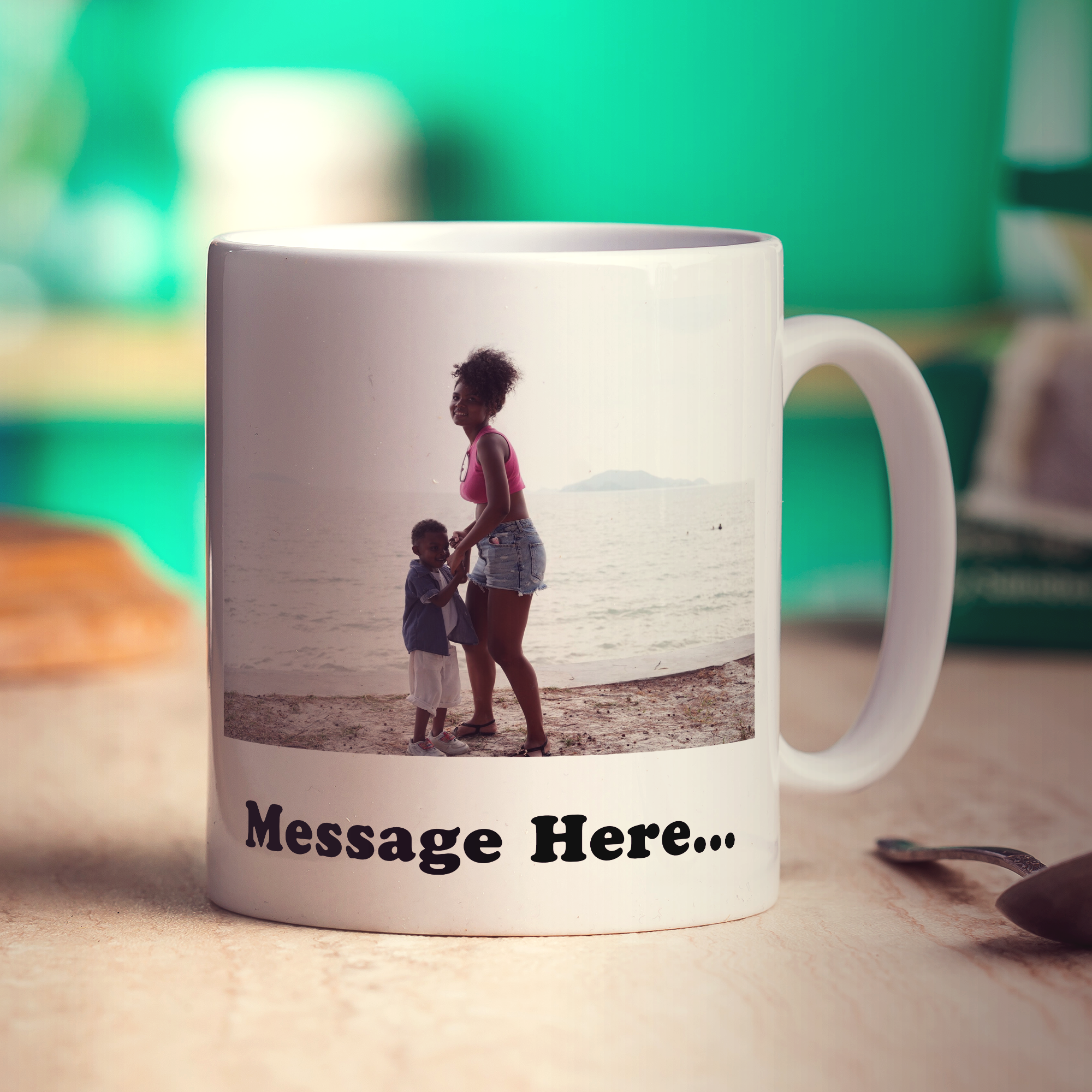 Photo Mug with Caption