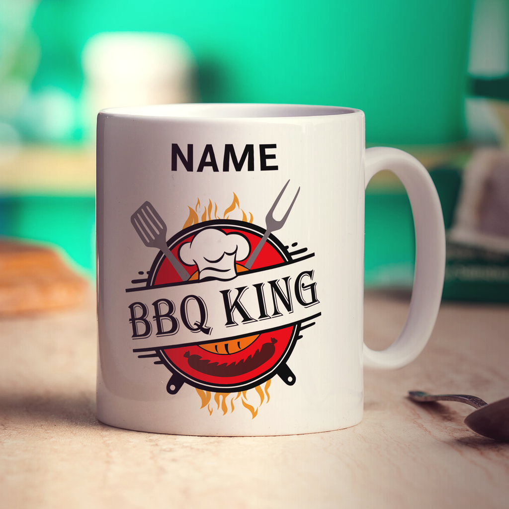 BBQ King Name Mug