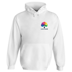 Small Logo Personalised Hoodie - X Large / Arctic White