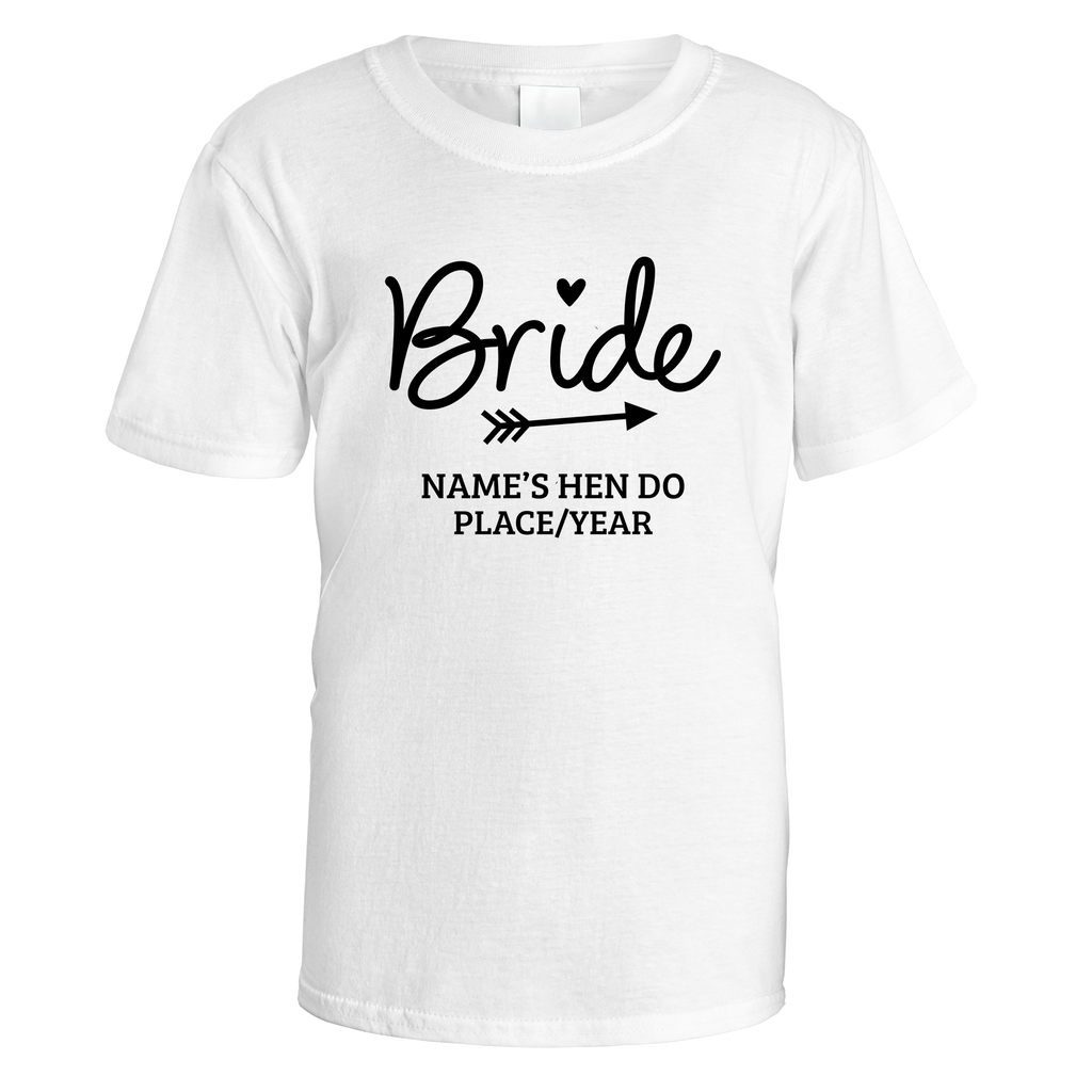 Bride Arrow Hen Do T-Shirt