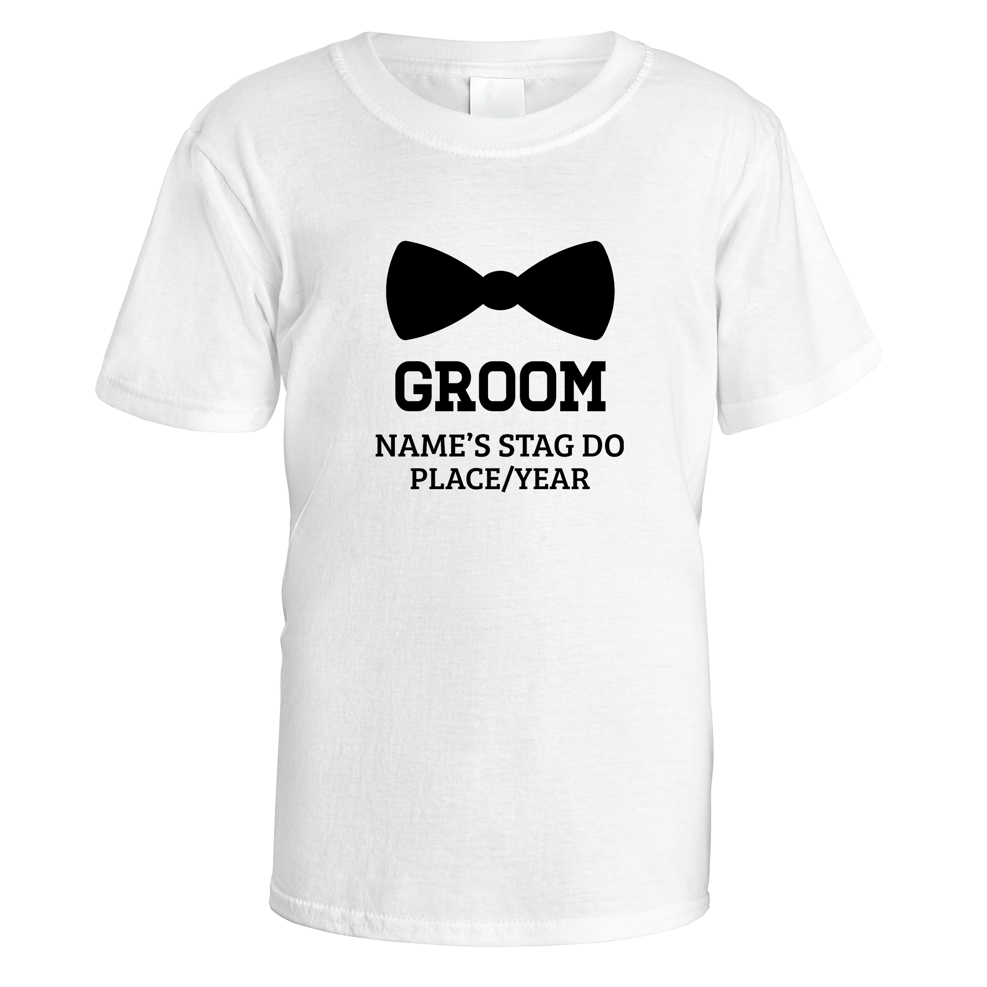 Groom Bow Tie Stag Do T-Shirt