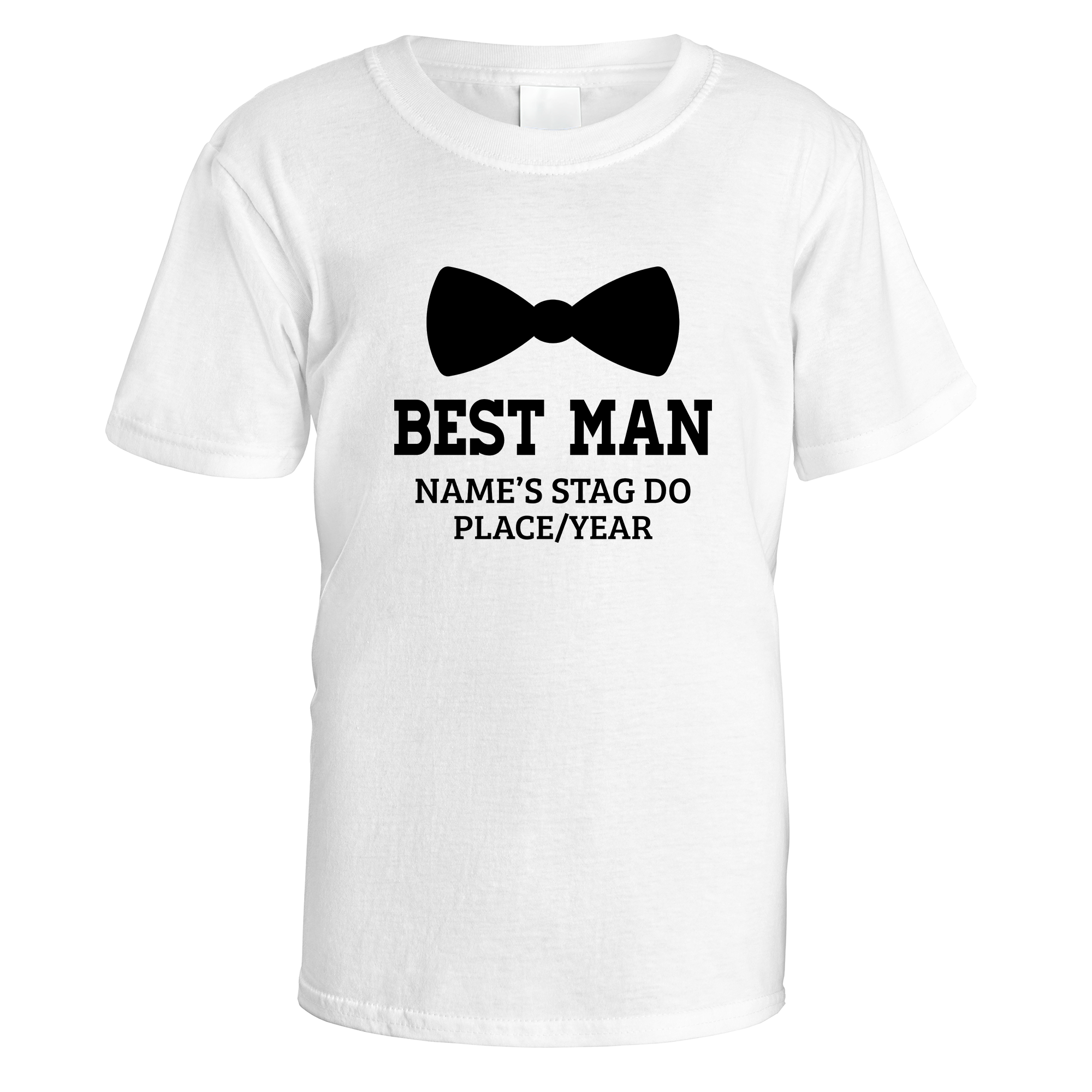 Best Man Bow Tie Stag Do T-Shirt