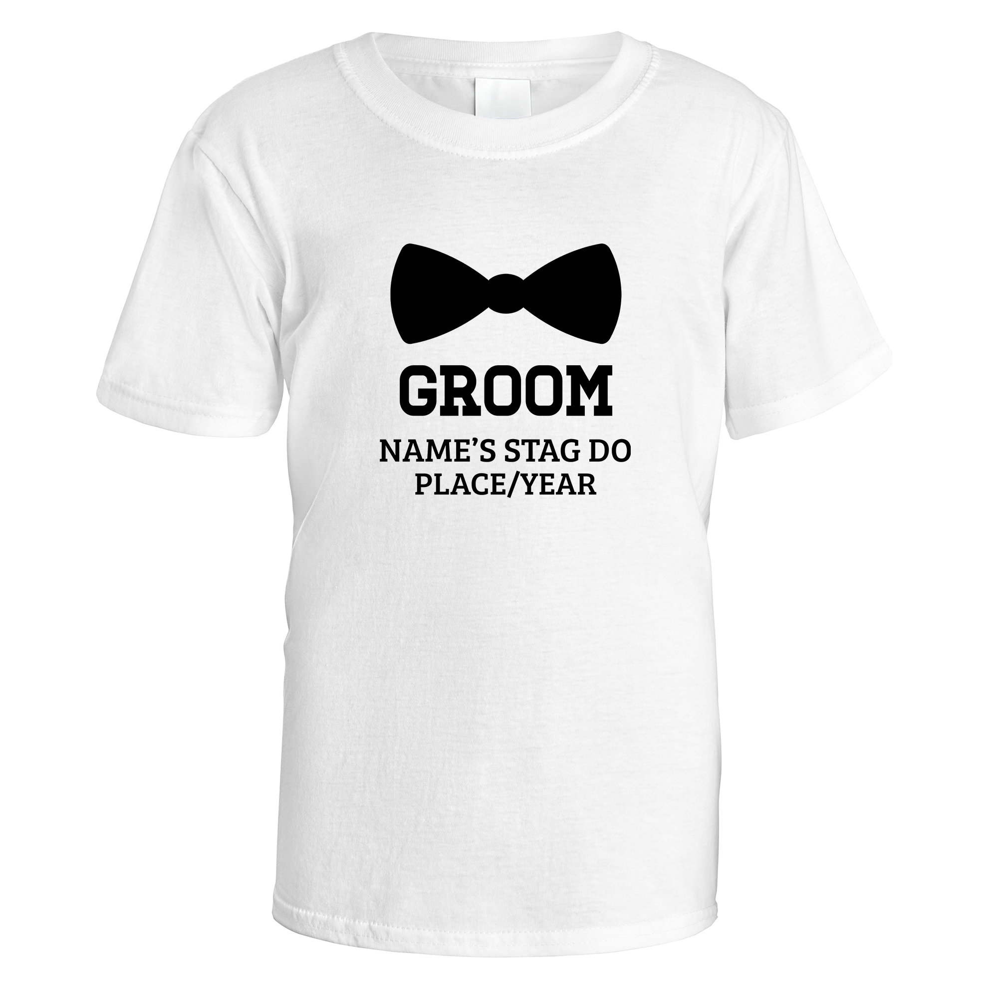 Groom Bow Tie Stag Do T-Shirt