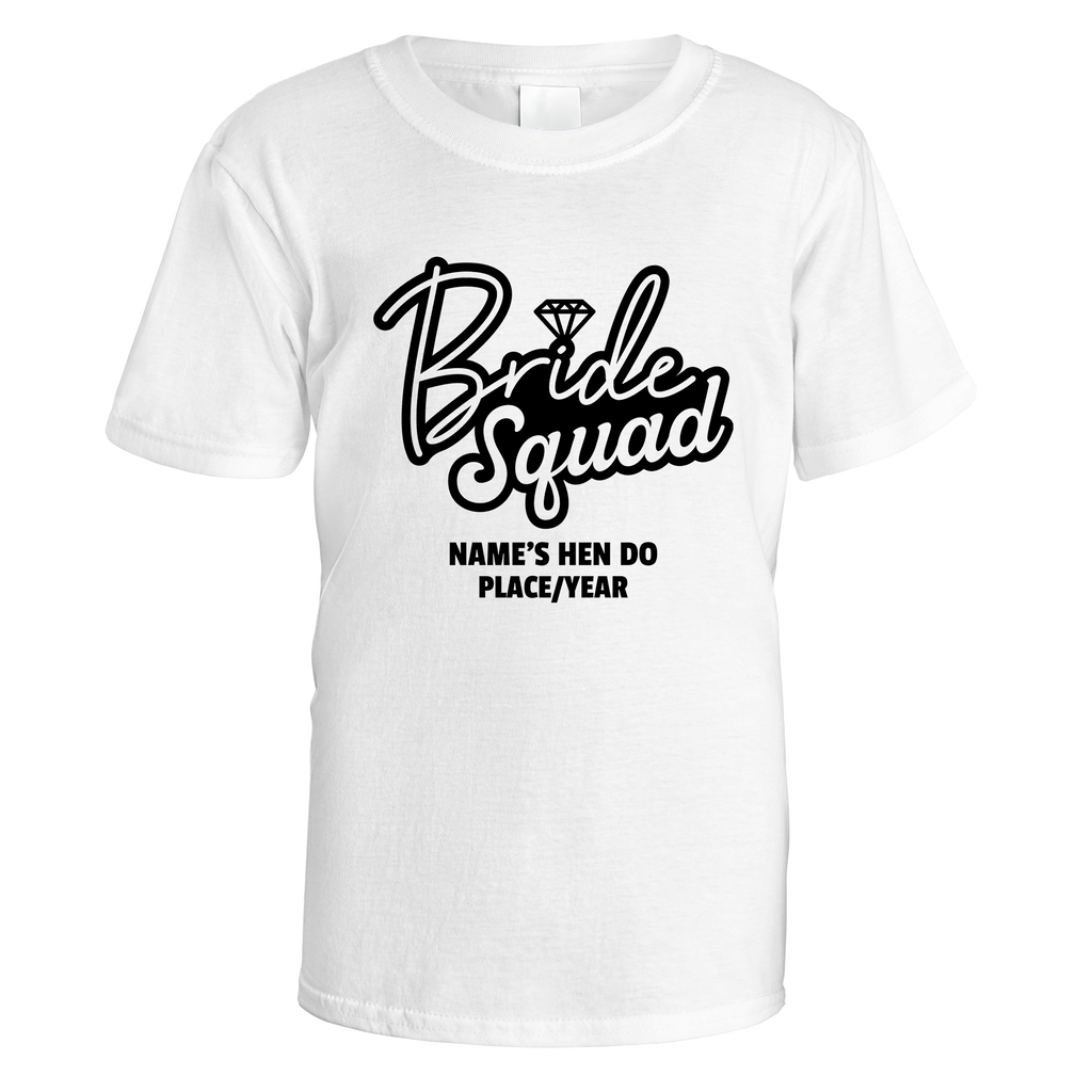 Bride Squad Diamond Hen Do T-Shirt