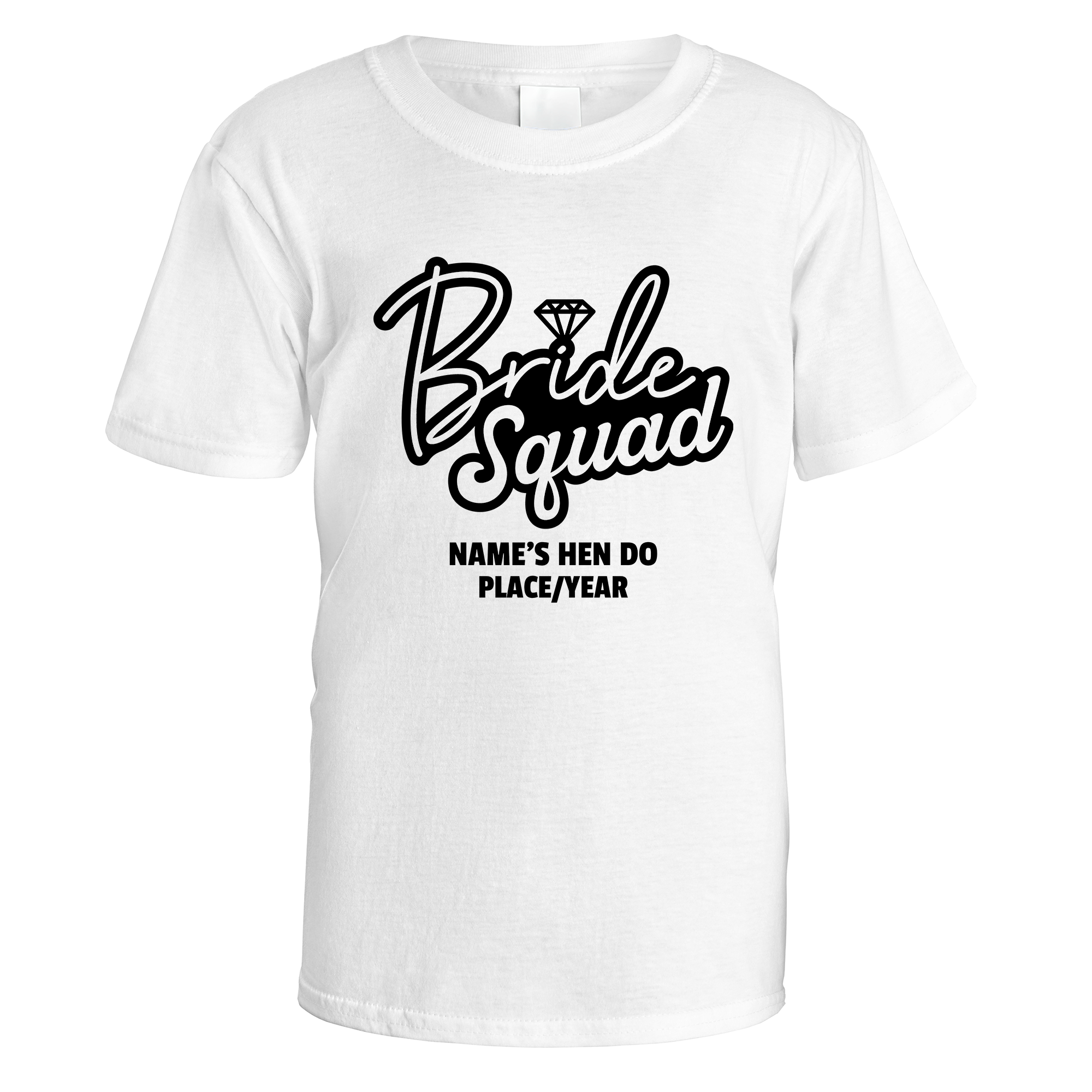 Bride Squad Diamond Hen Do T-Shirt